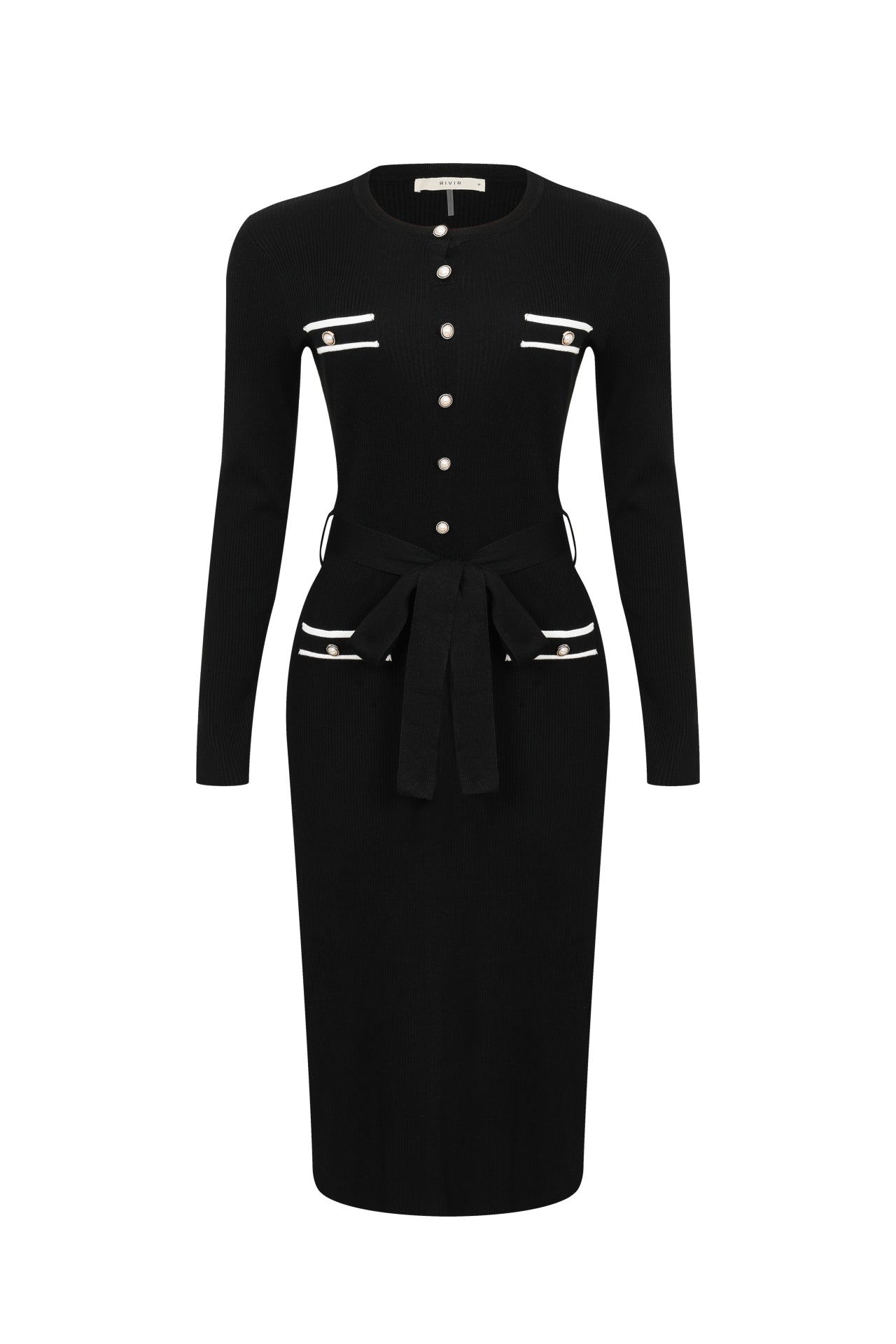 The Collarline Knit Dress