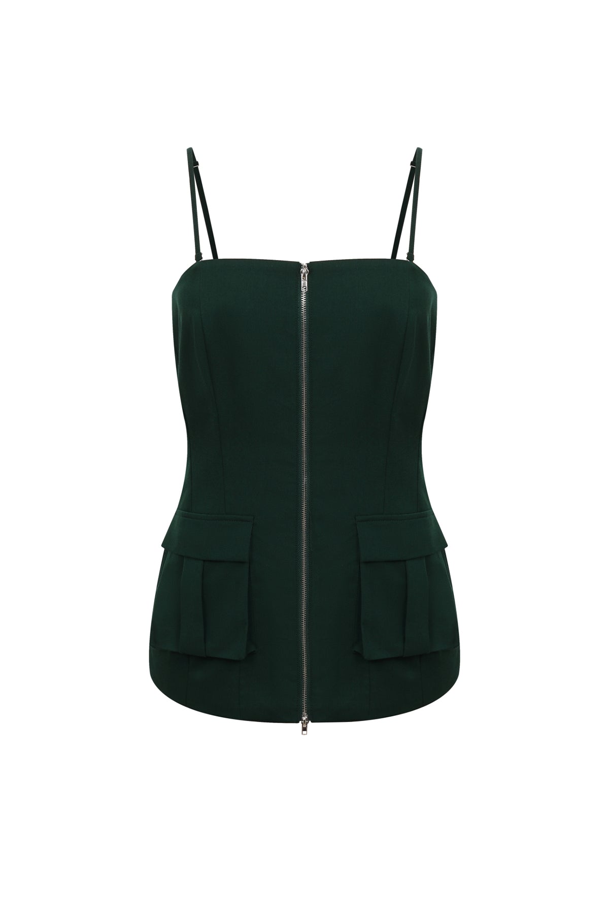 Alessia Woven Adjustable Straps With Front Pockets