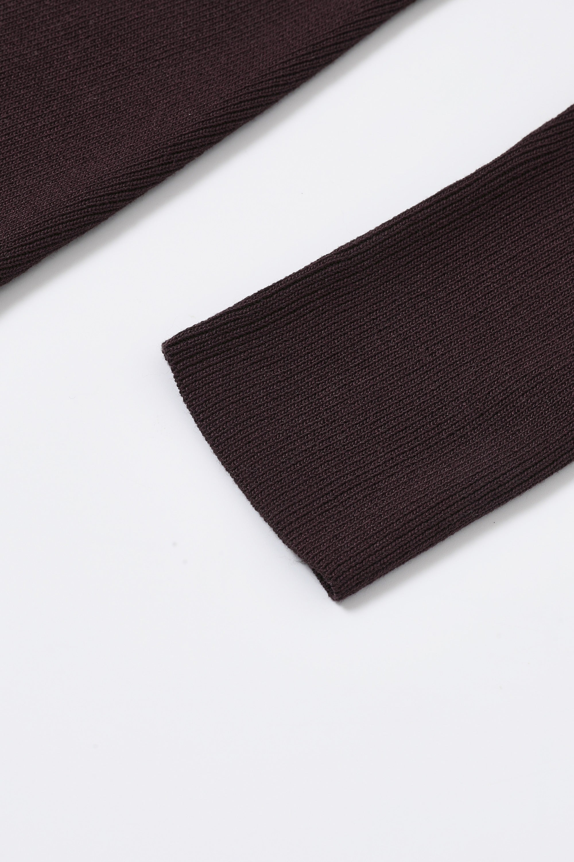 Beaded Fringe Knit Long Sleeve Midi Dress