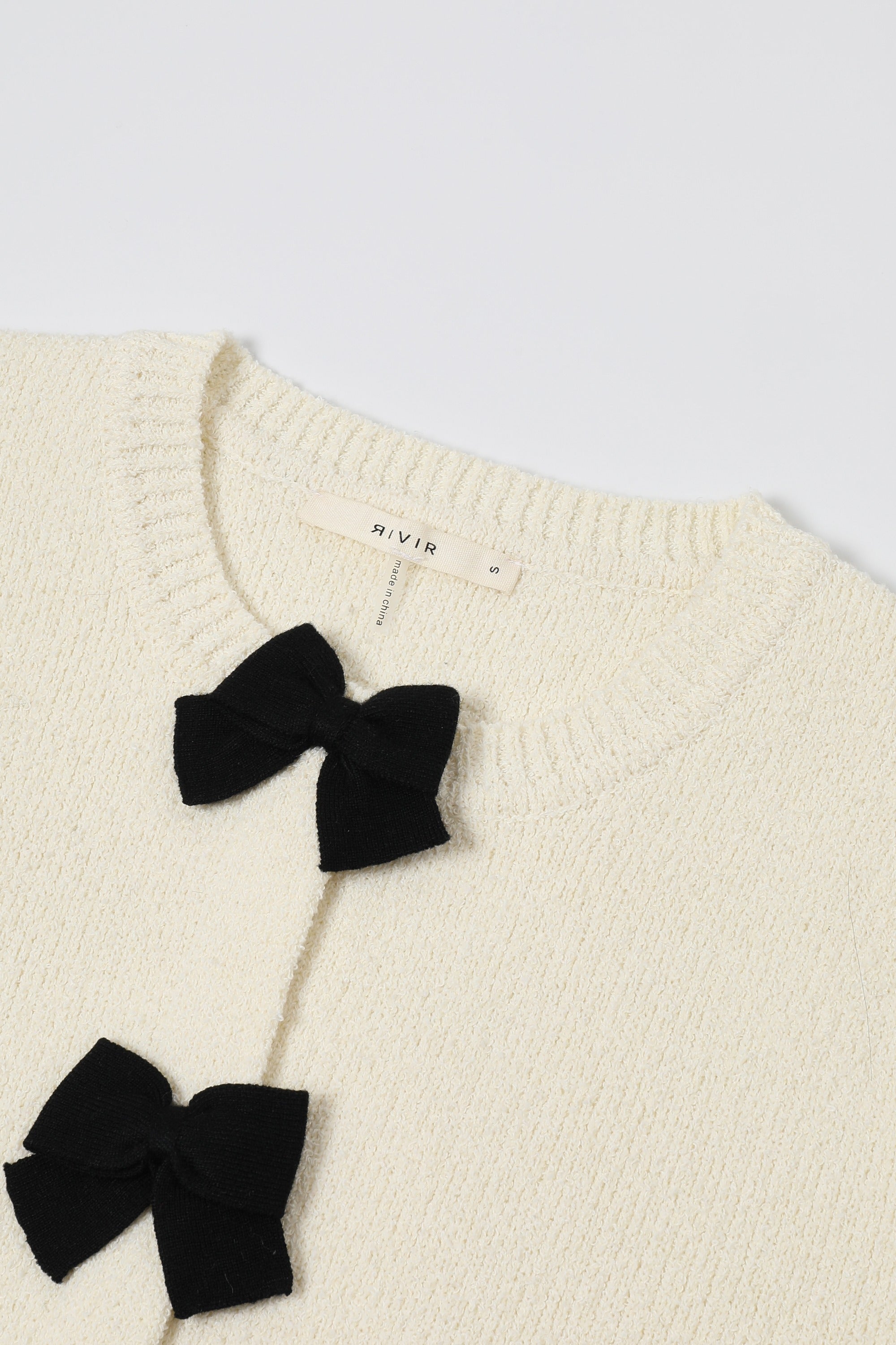 Bellefringe Cardigan With Bows
