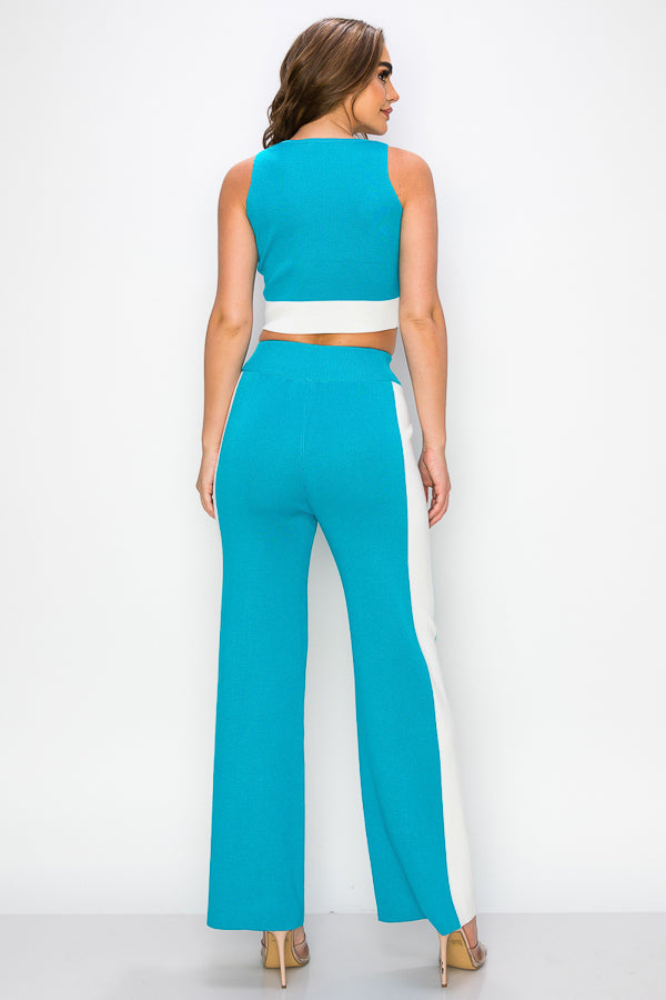 Sleeveless Two Pieces Set