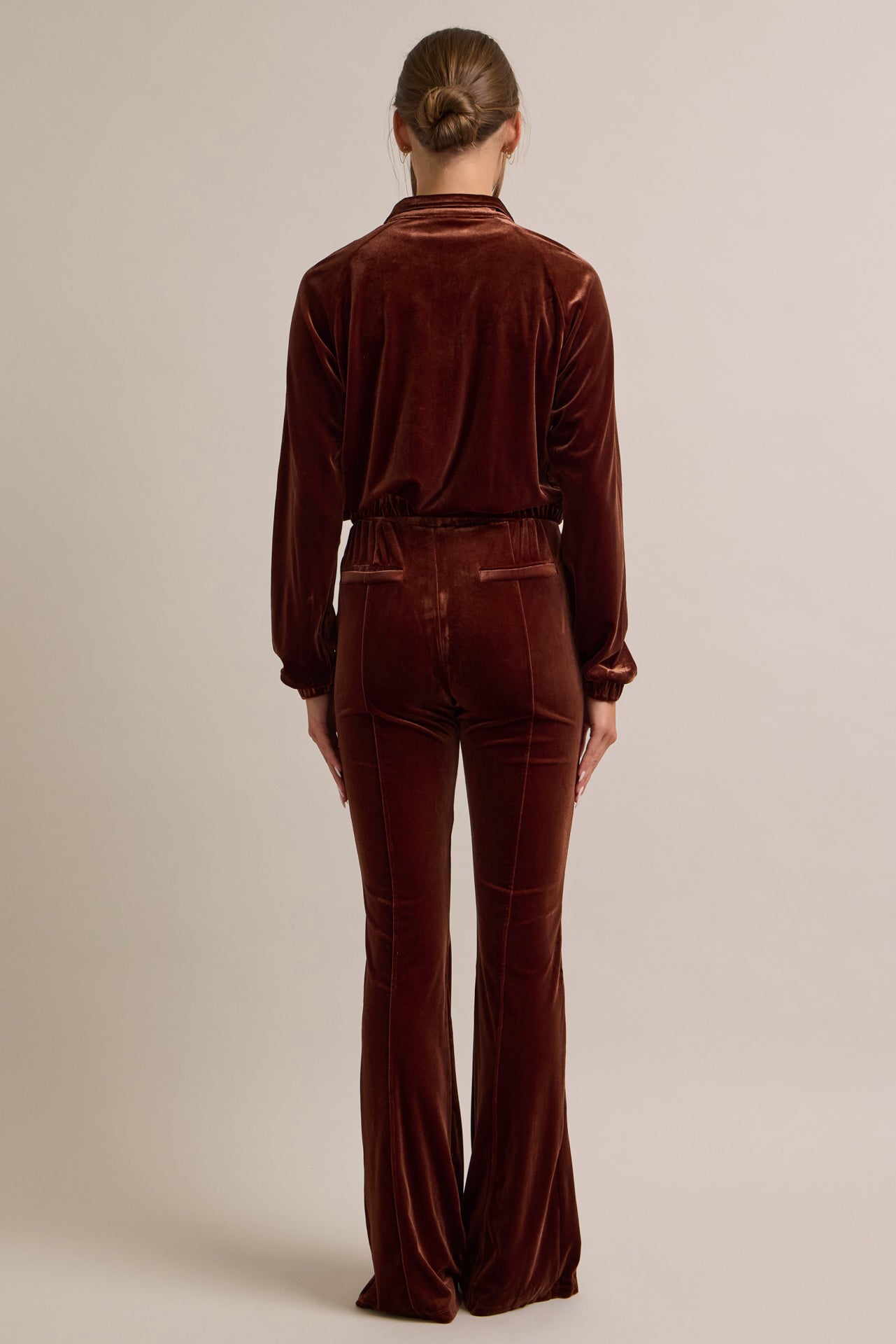 Velvet Two Piece Track Suit