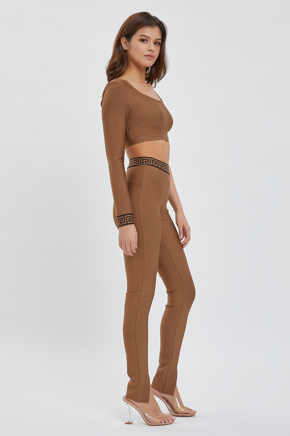 Bandage One Shoulder Bodycon Set