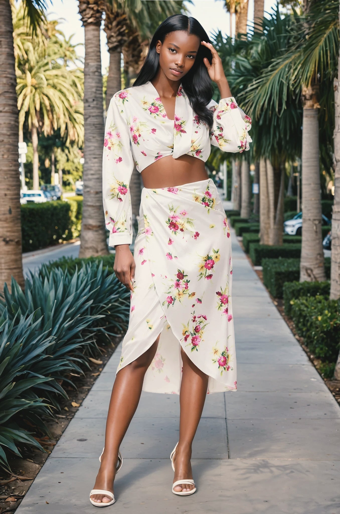 Printed Two Piece Set