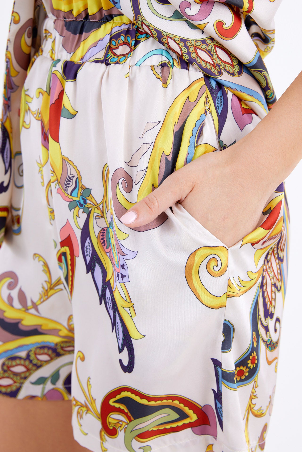 Printed Shirt & Shorts Set