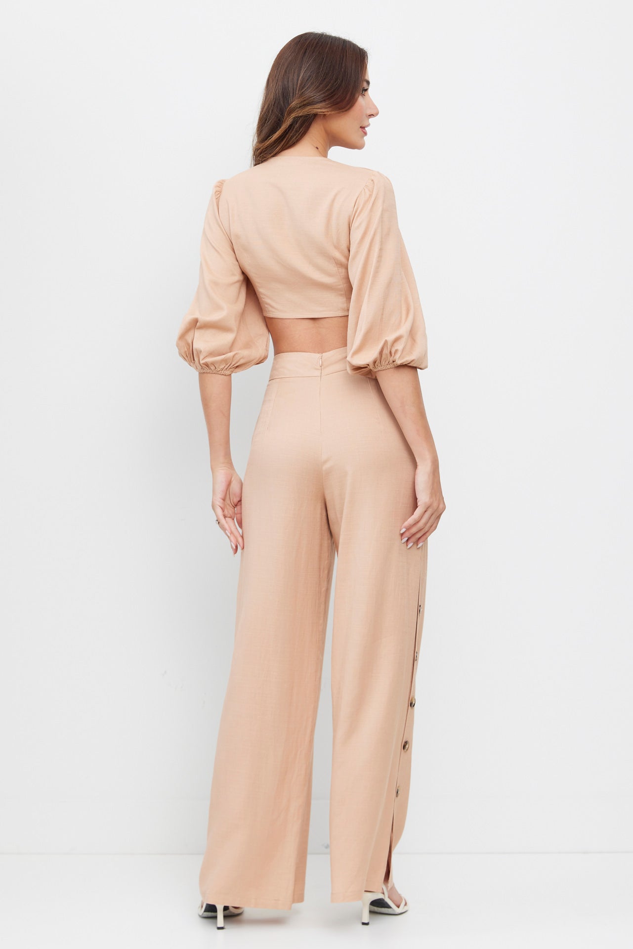 Puff Sleeve Top and Pant Set