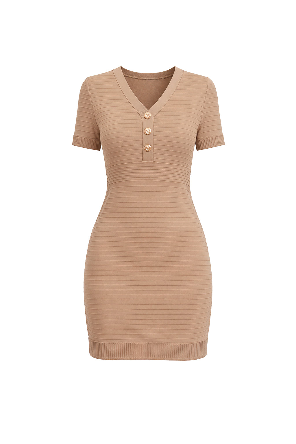 Knit Textured Mini Dress