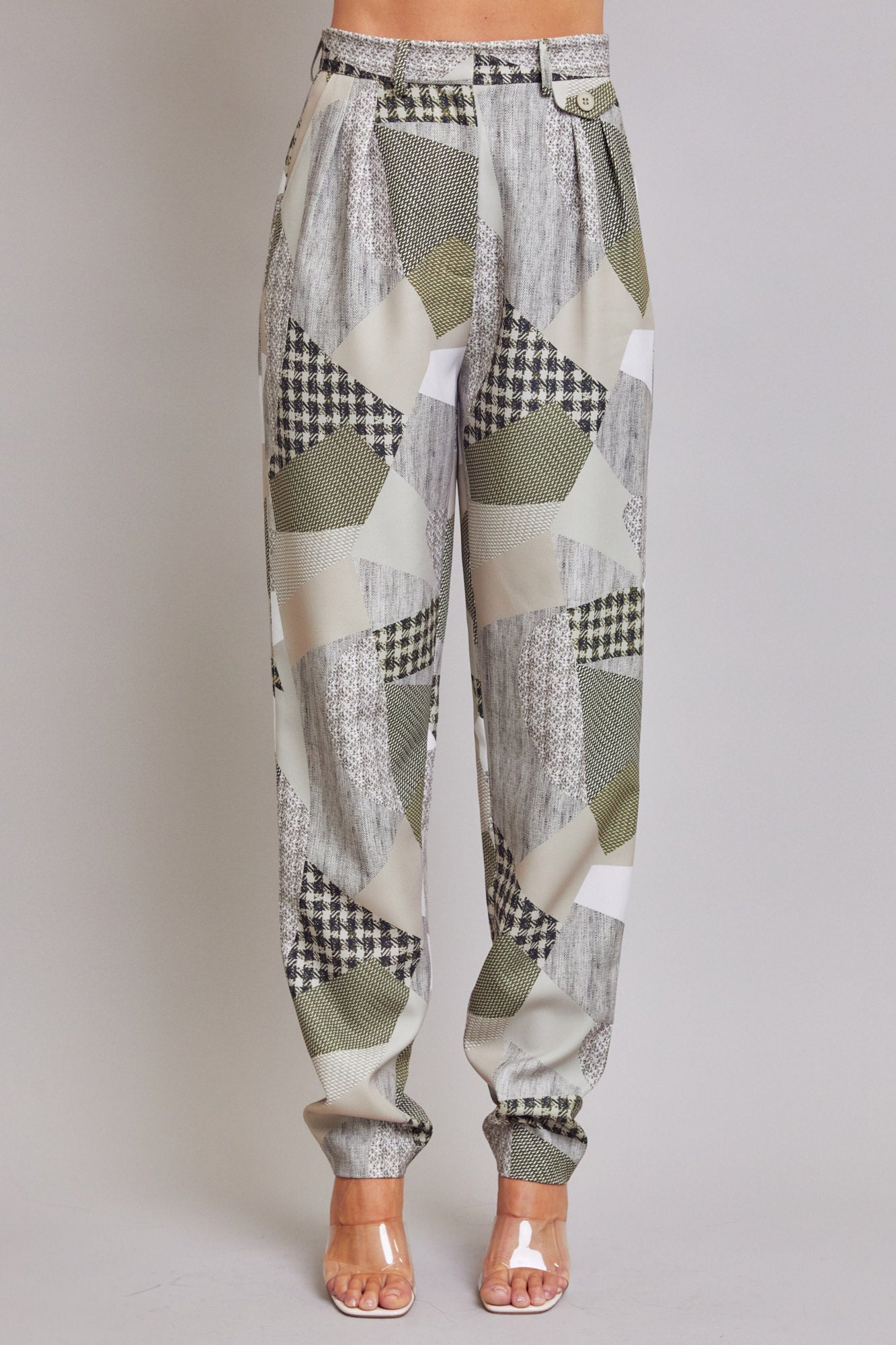 Printed Blazer Set