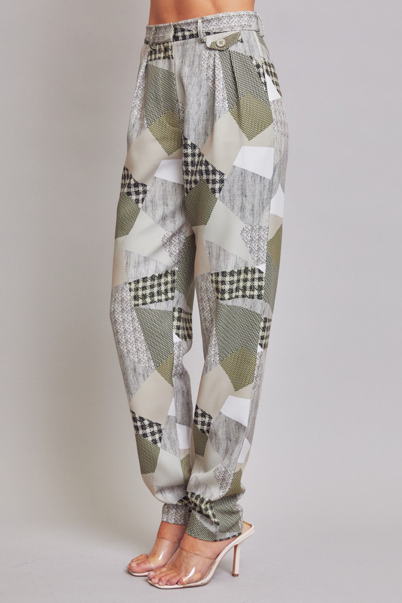 Printed Blazer Set