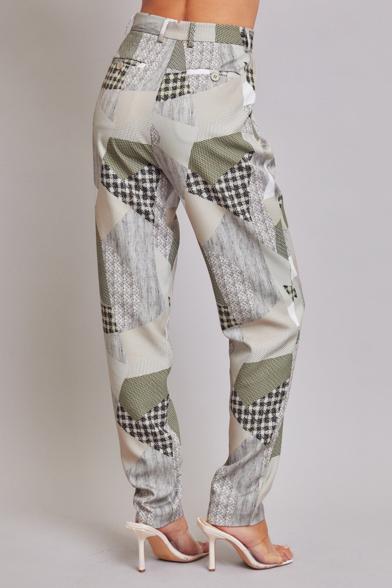 Printed Blazer Set