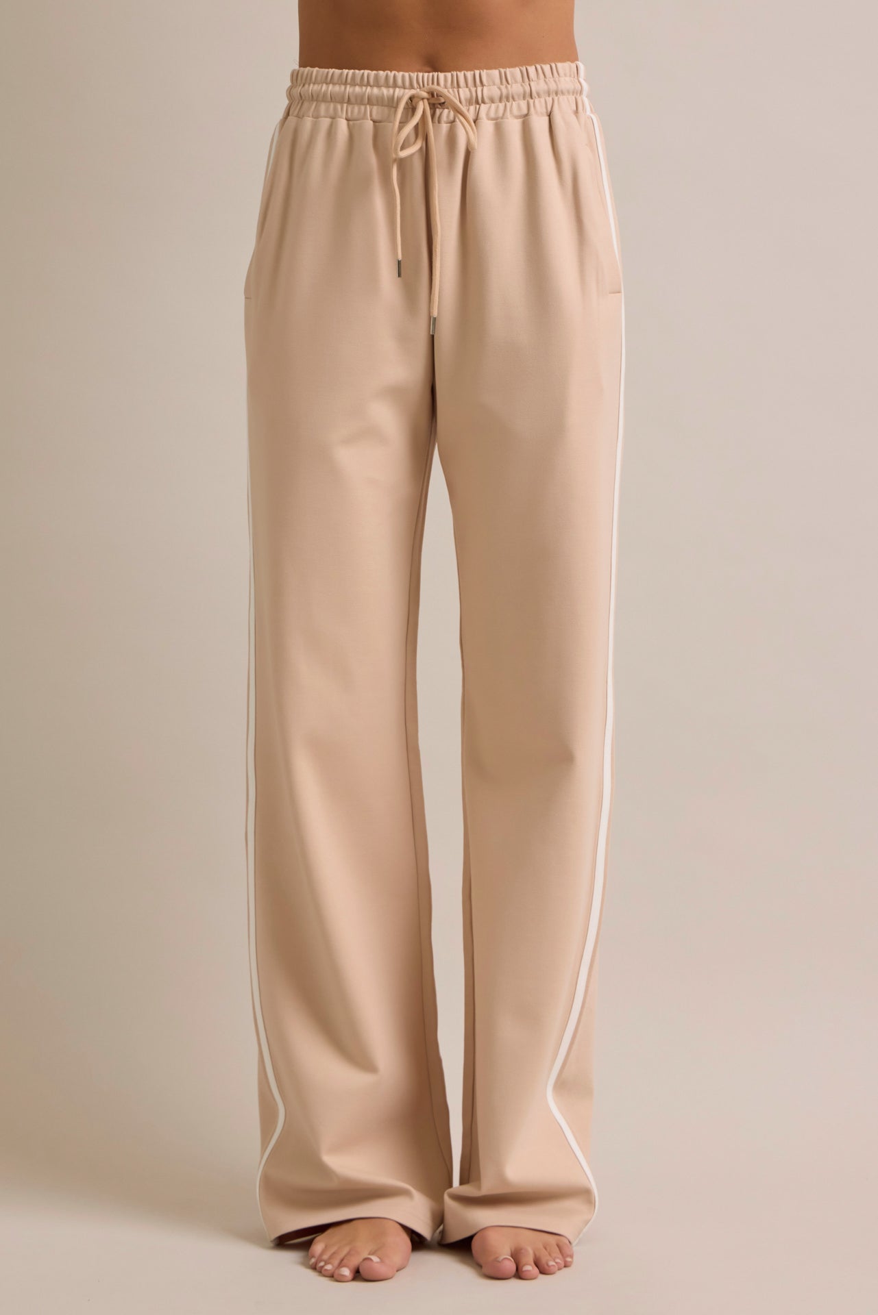 Andrea Knit tracksuit with contrast stripes