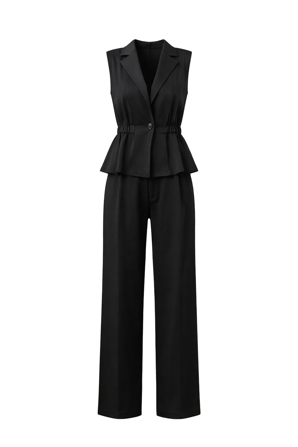 Woven Vest and Pant Set