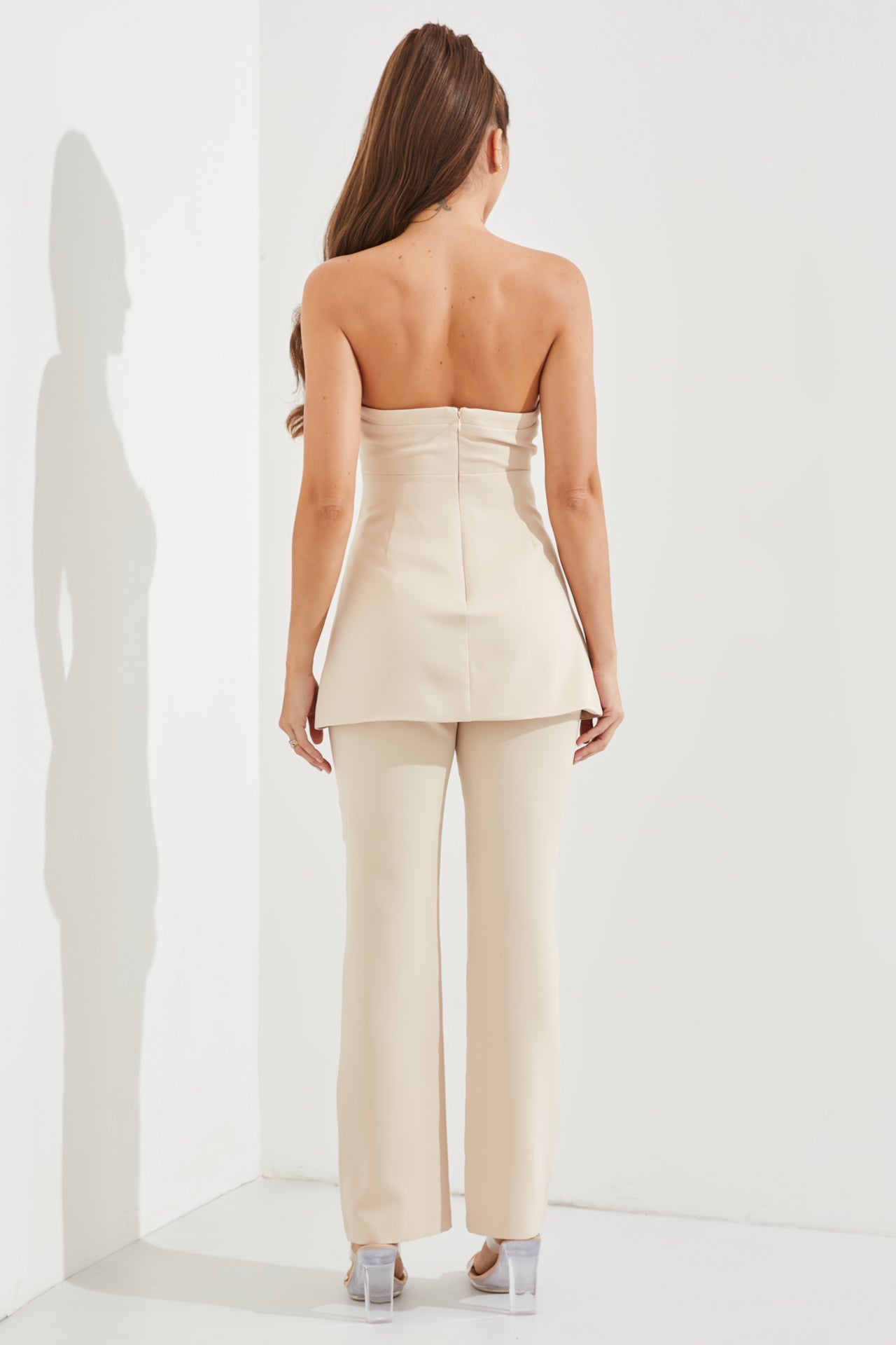 Woven Sweetheart Top and Pants Set