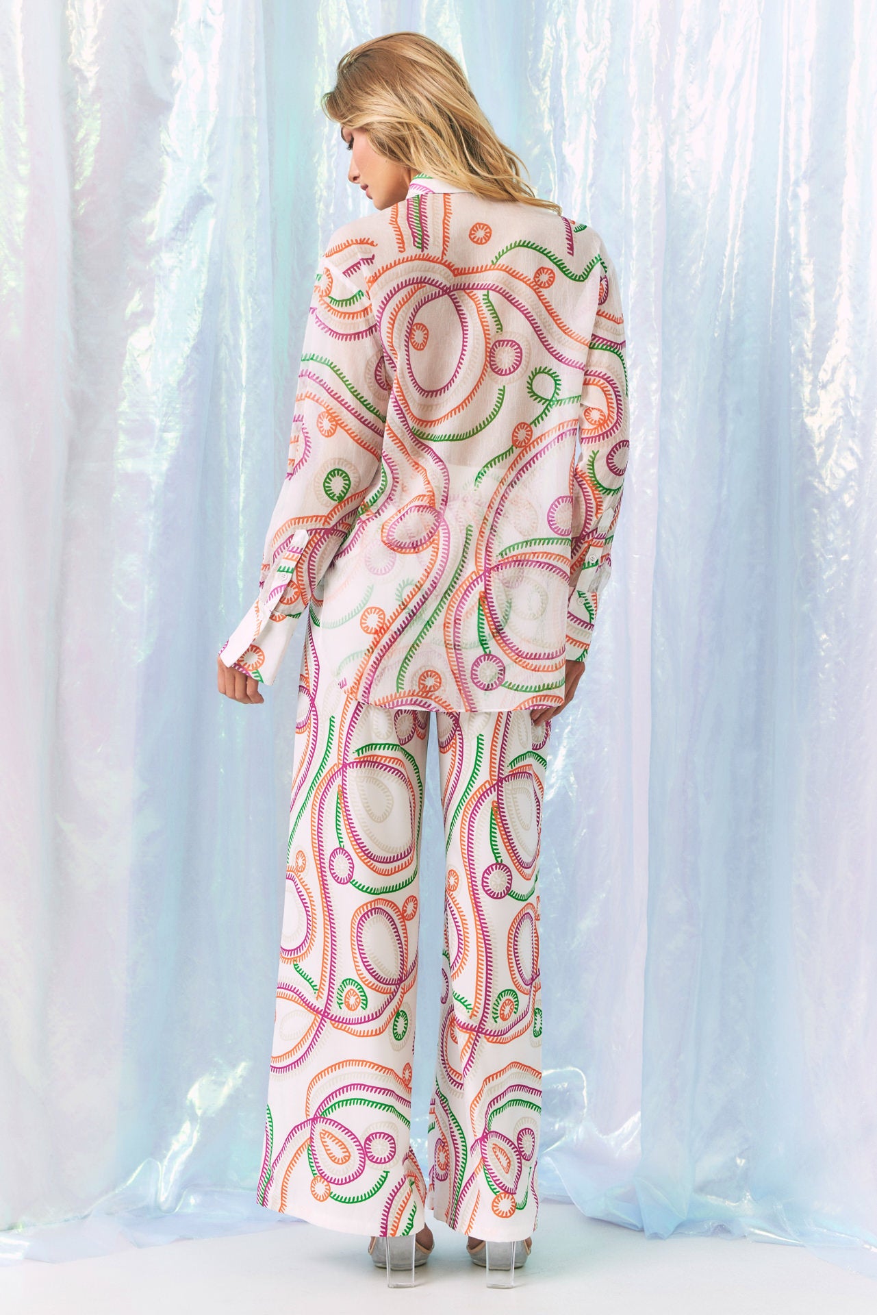 Bound To You Printed Shirt & Pants Set