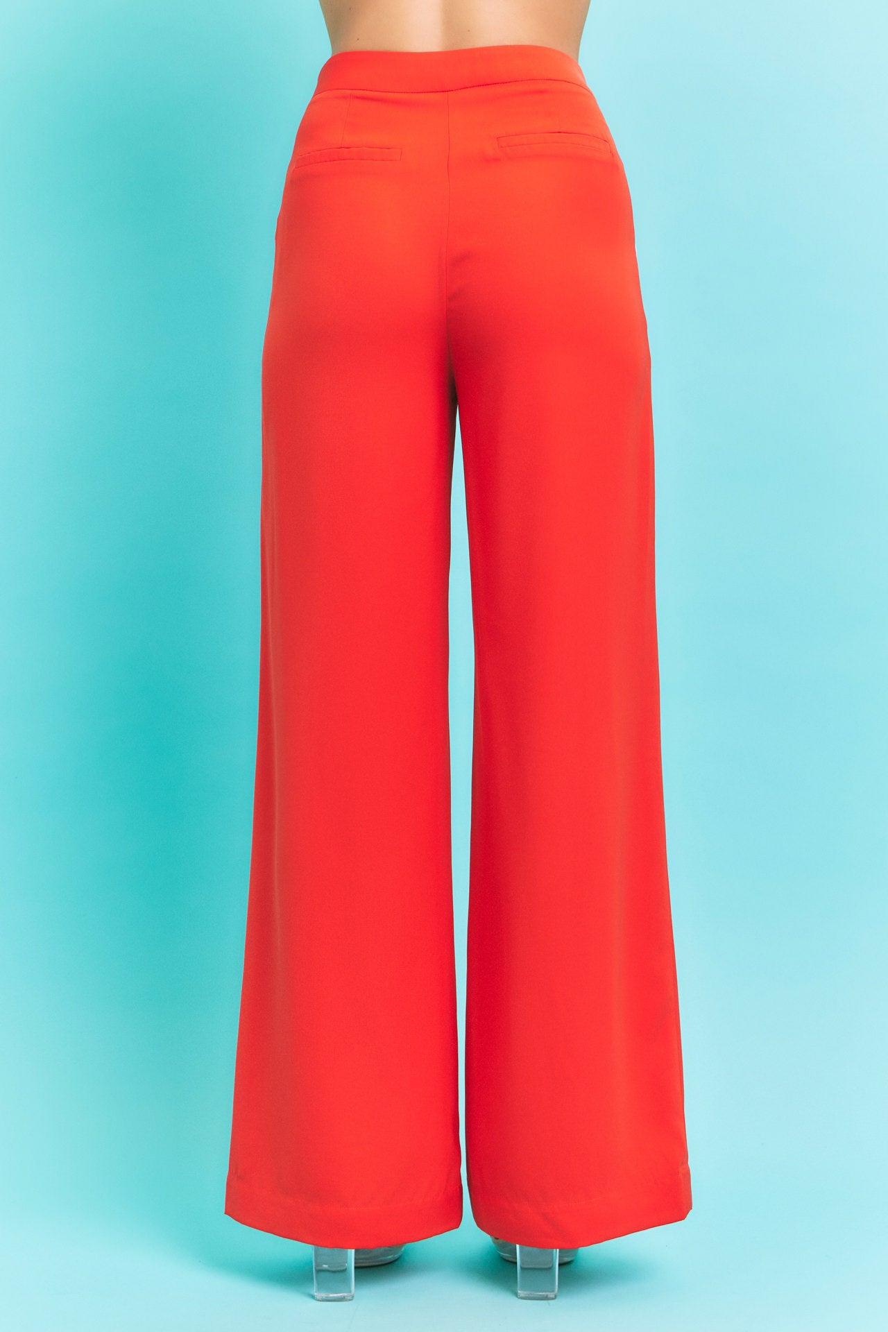 Aubrey Woven Top & Pants Set With Contrast