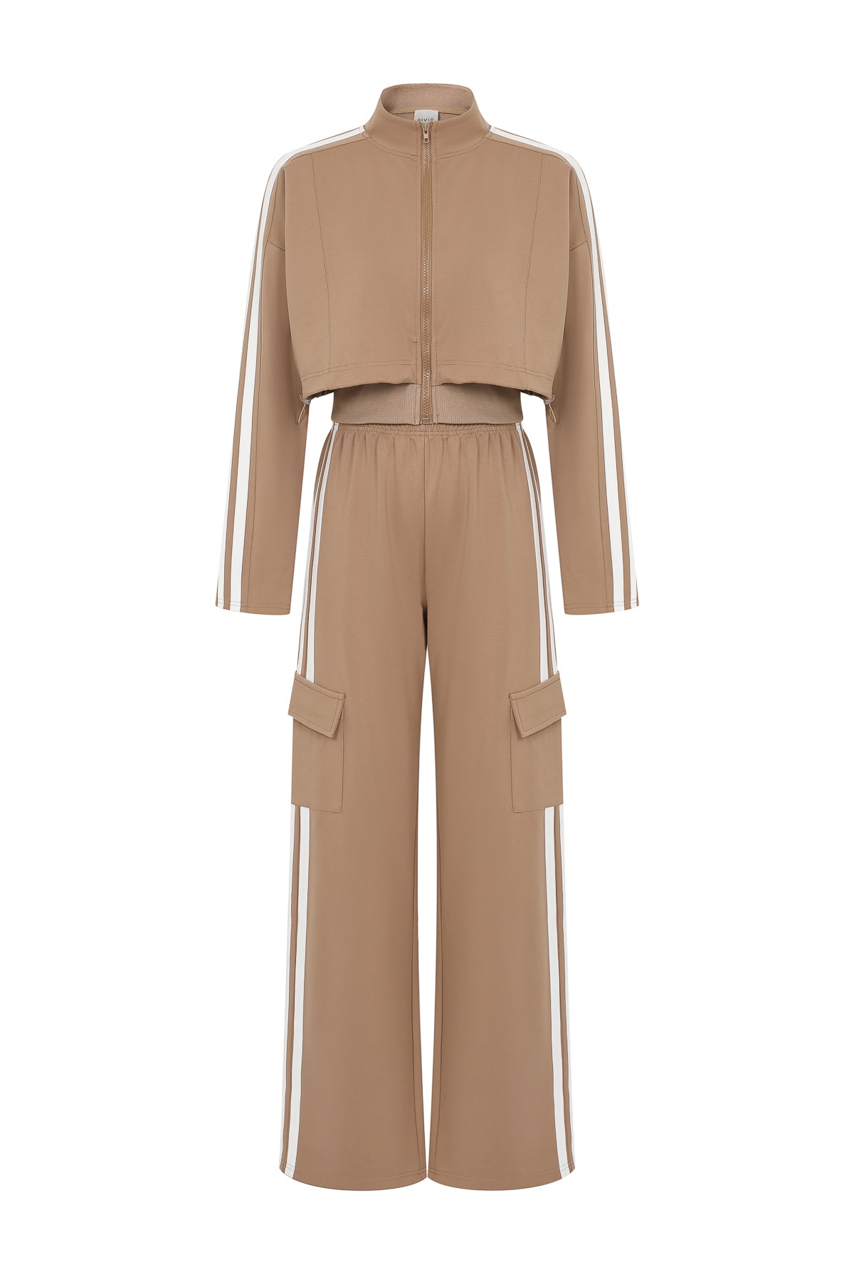 Closer And Closer Knit Jacket And Track Pants Set