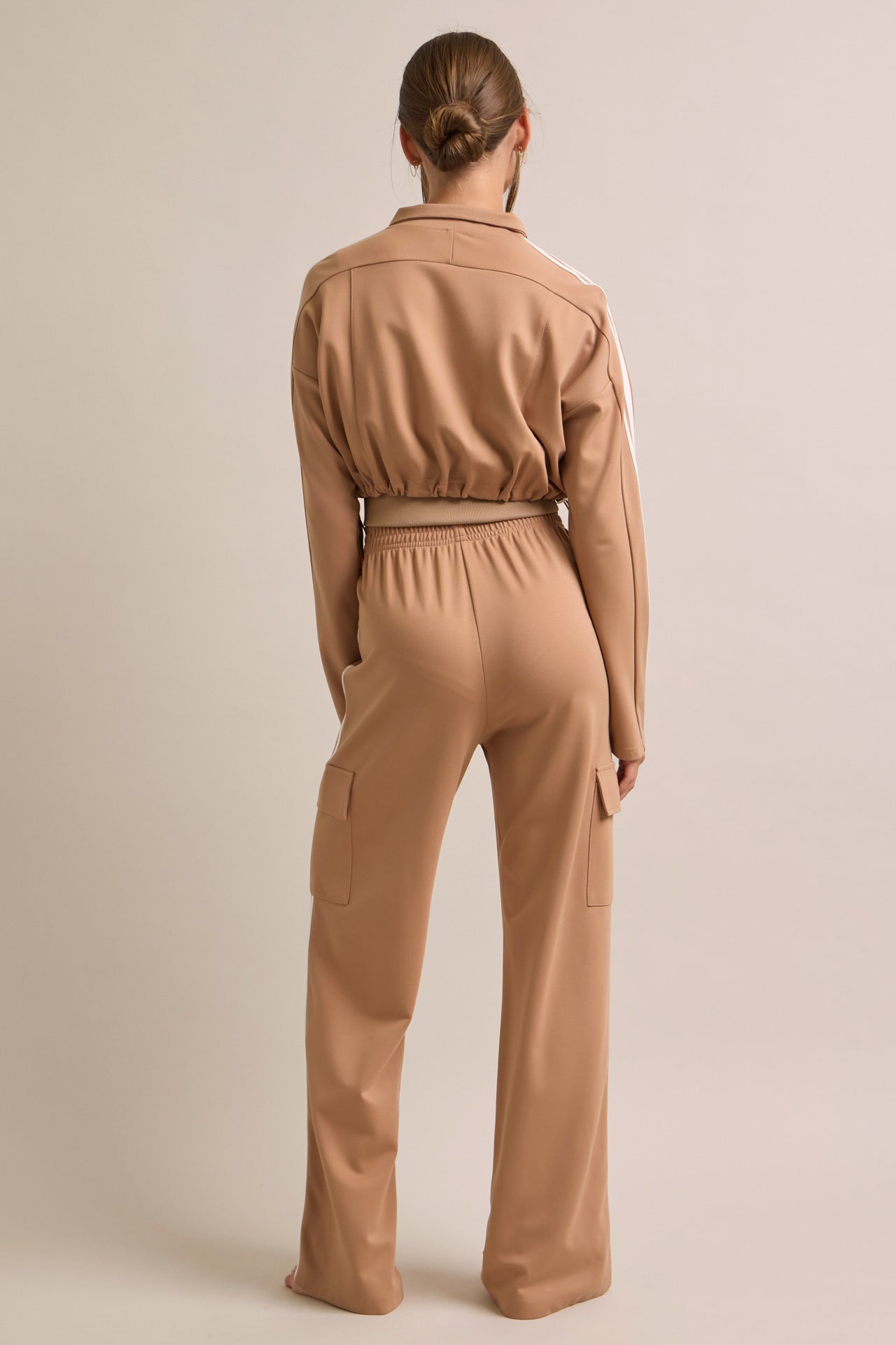 Closer And Closer Knit Jacket And Track Pants Set