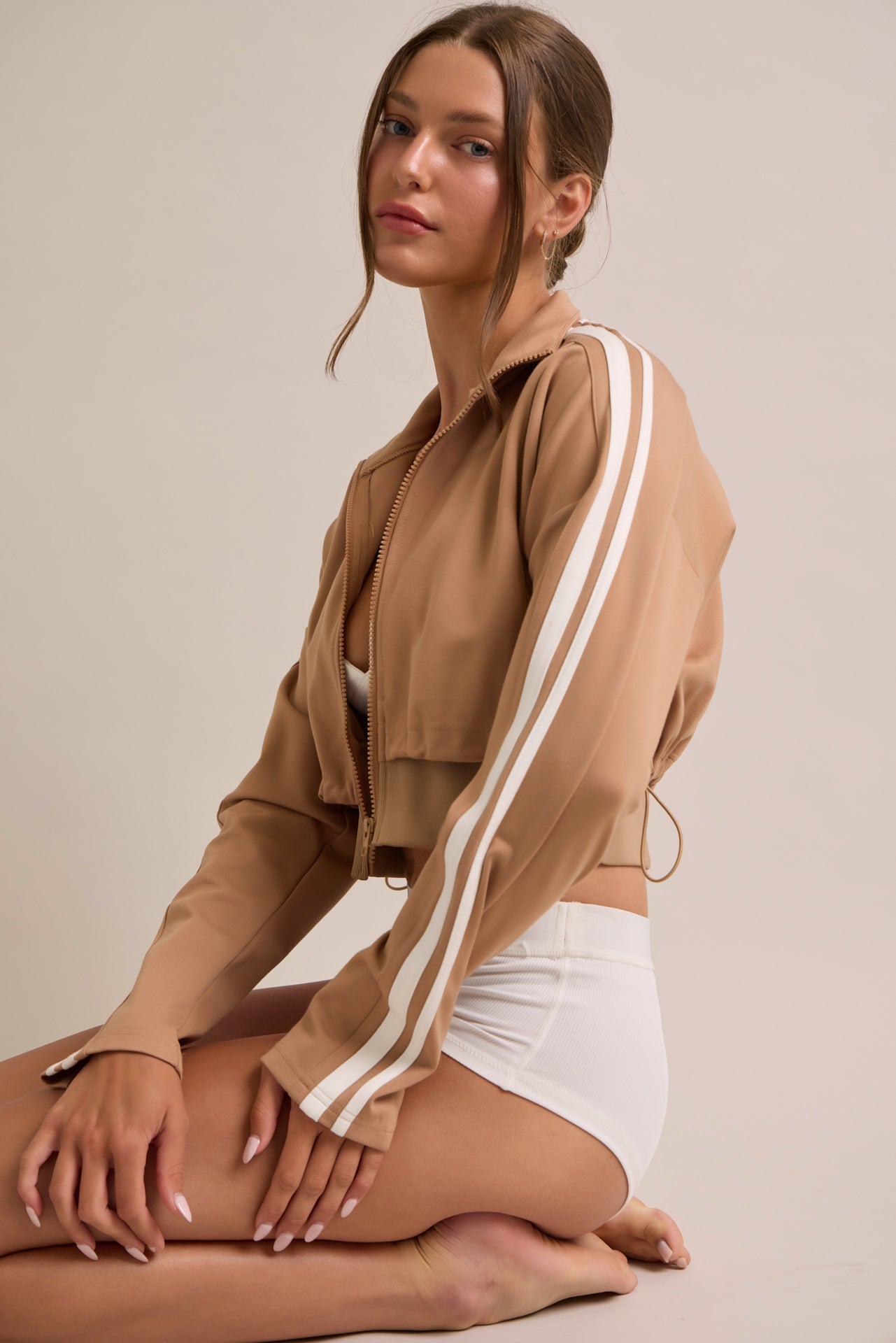 Closer And Closer Knit Jacket And Track Pants Set