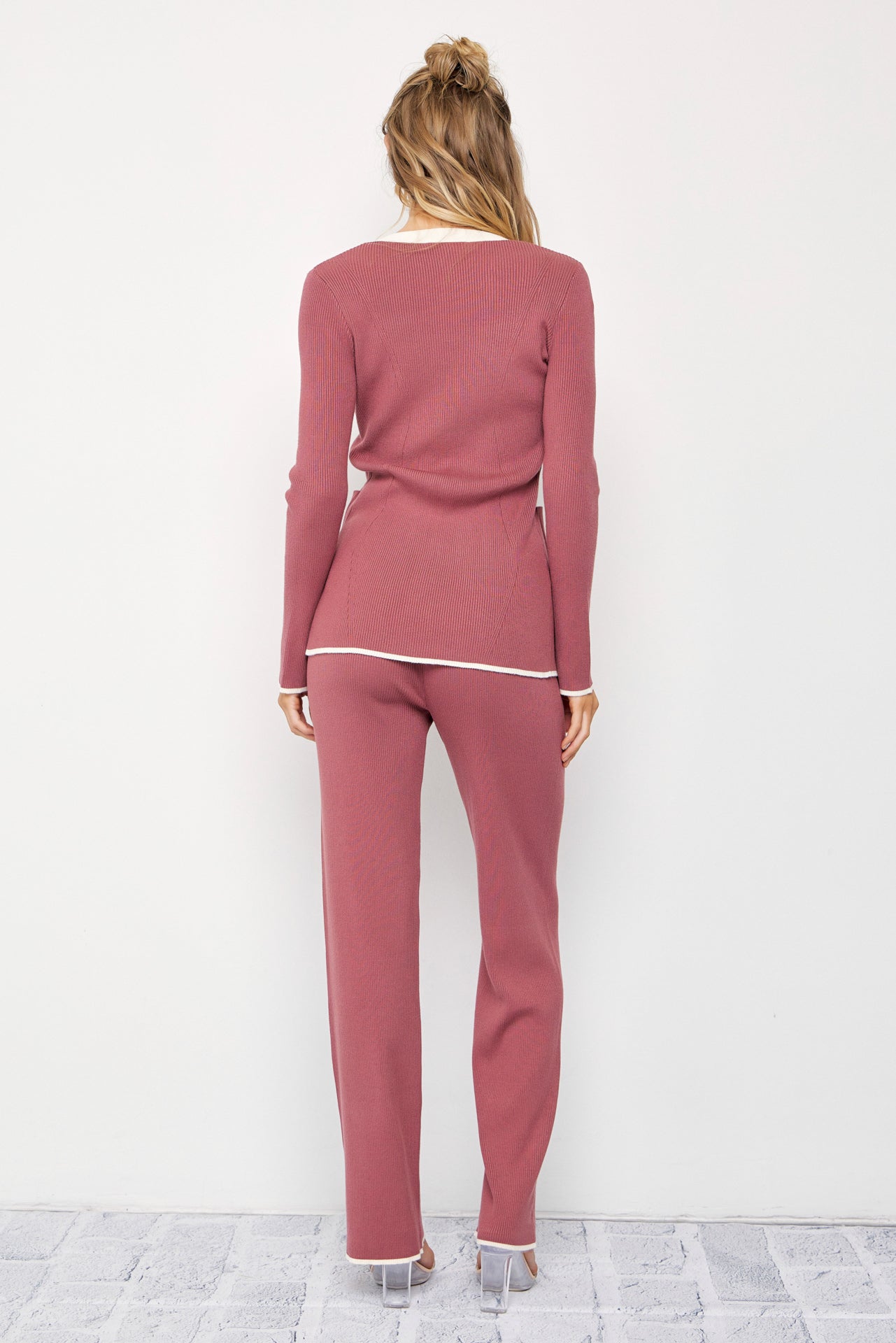 Callie Knit Cardigan and Pants Set