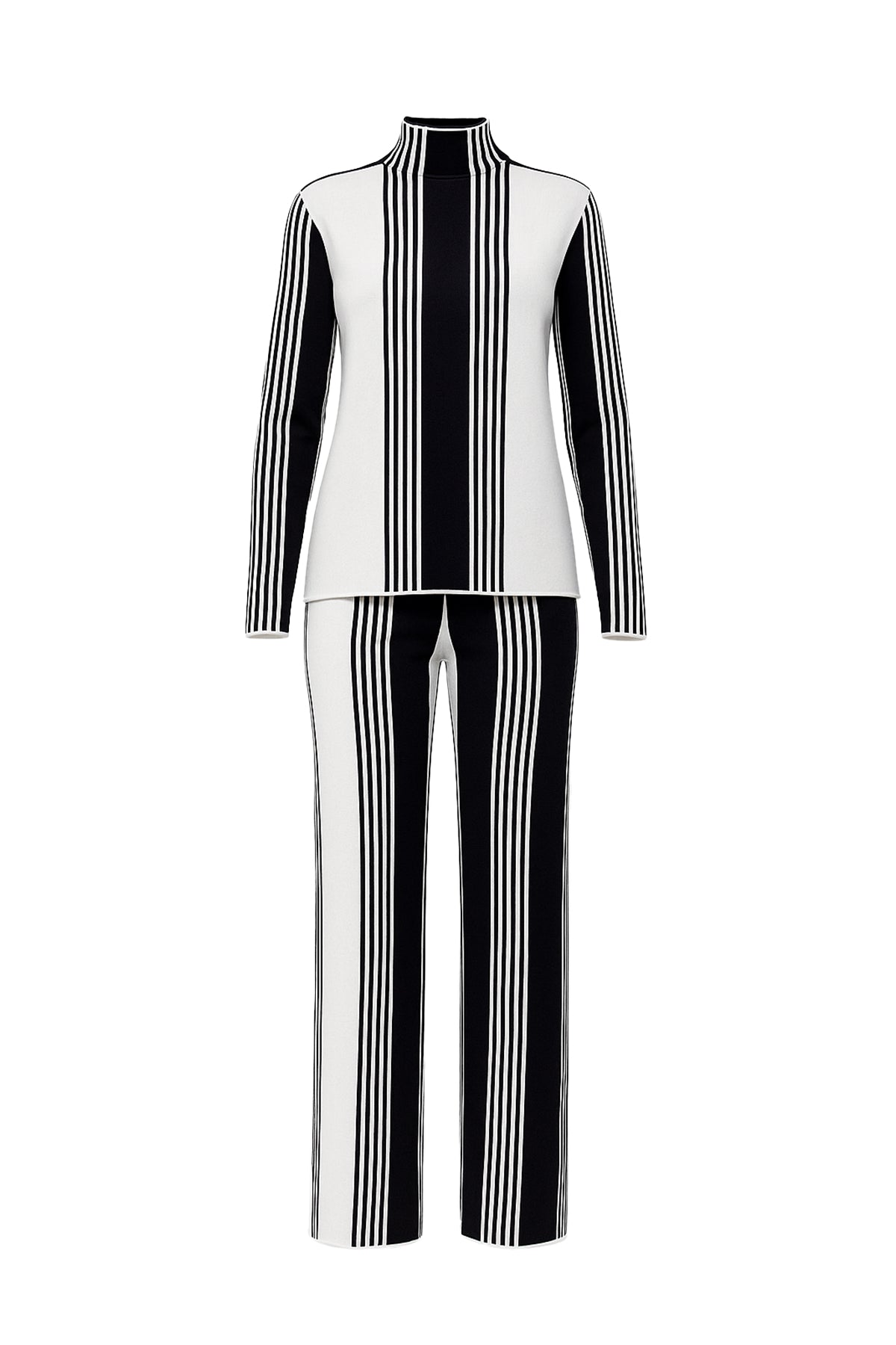 On Days Like These Knit Stripe Long Sleeve Top and Pants Set