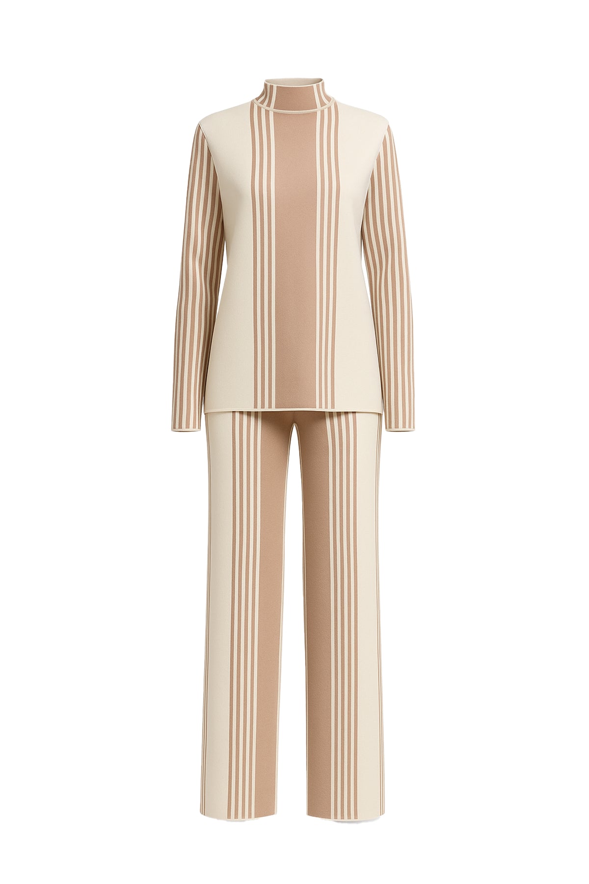On Days Like These Knit Stripe Long Sleeve Top and Pants Set