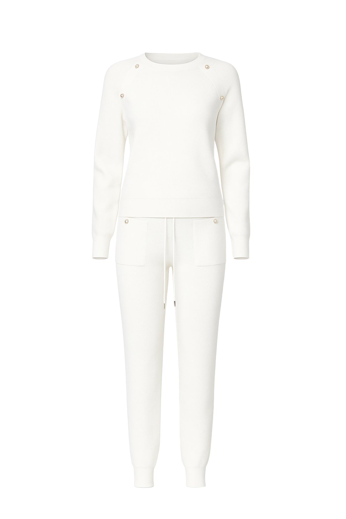 Alarice Knit Long Sleeve Top and Jogger Pants Set