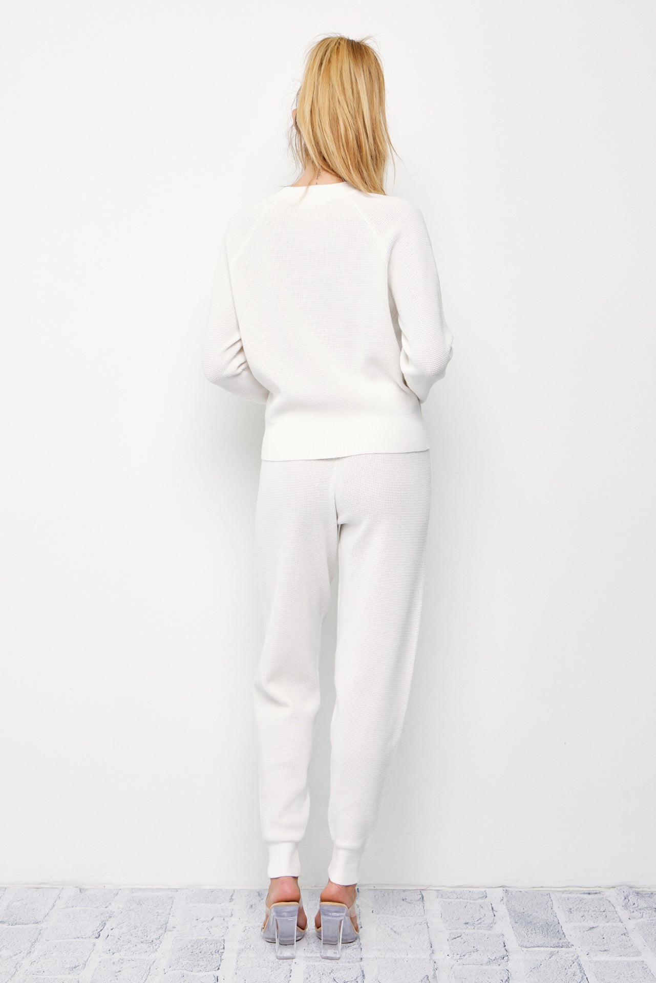 Alarice Knit Long Sleeve Top and Jogger Pants Set