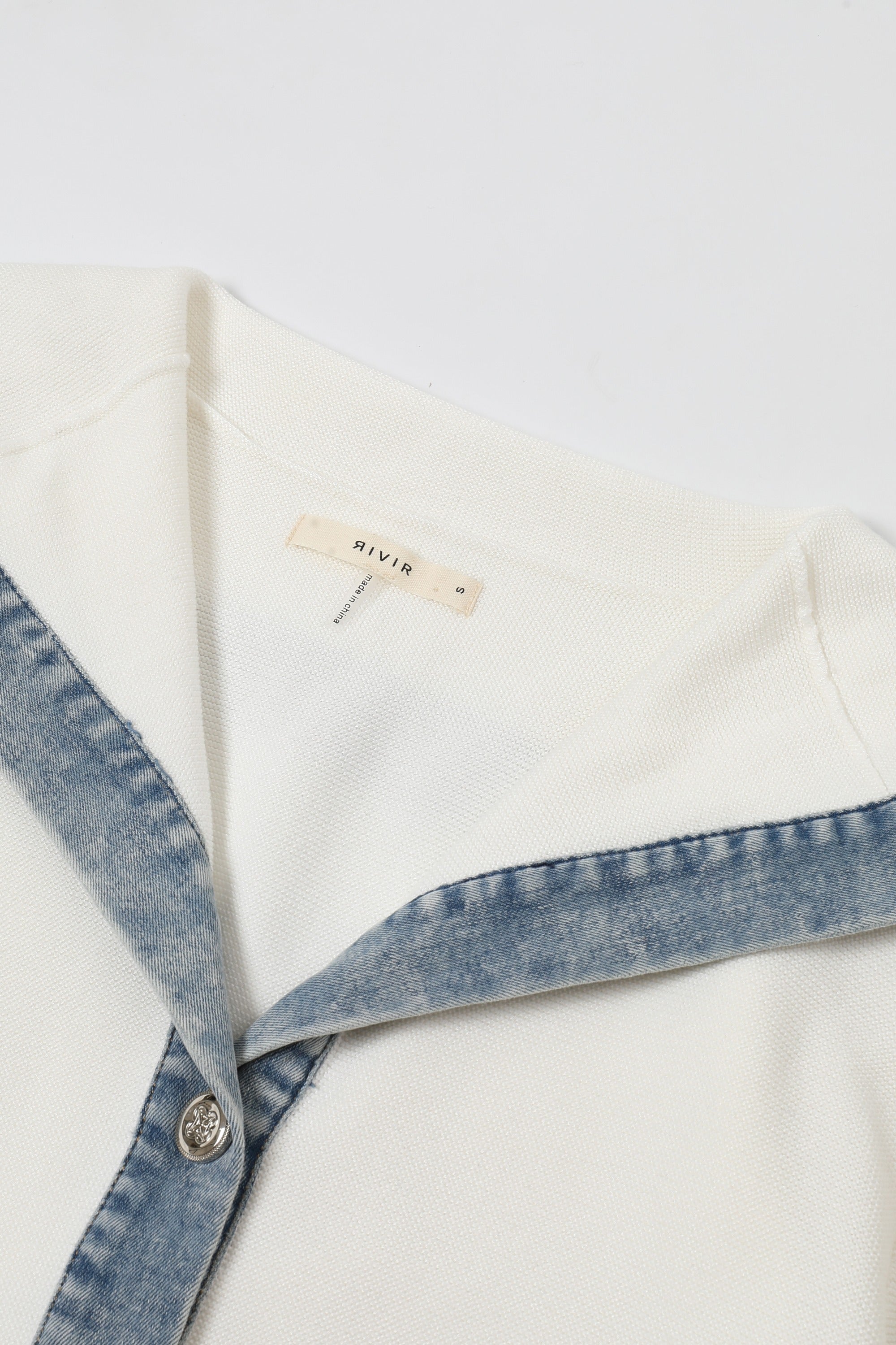 Denim Voyage Collar Cardigan