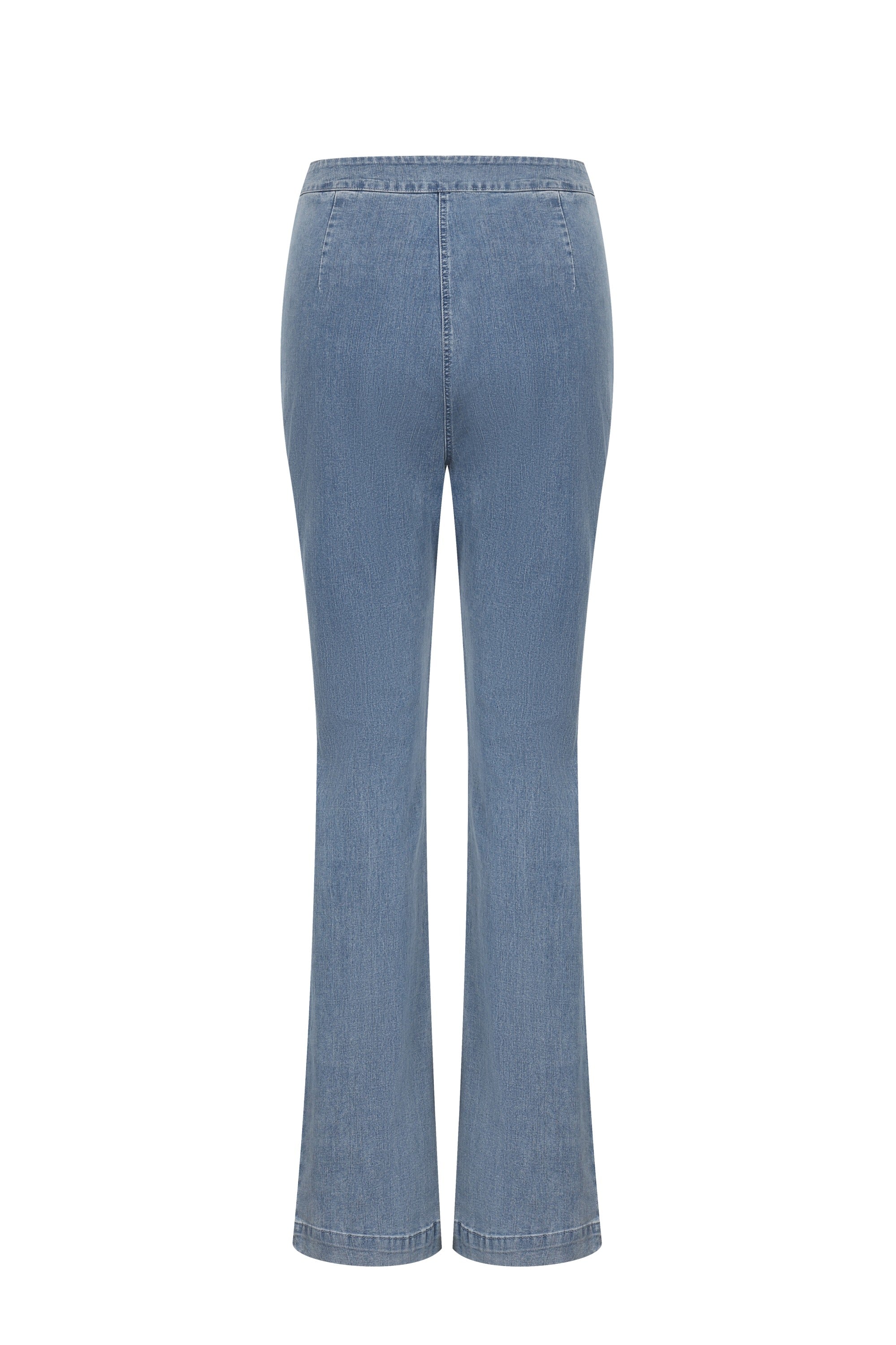 Seren Denim Button Down Top With Pants Set