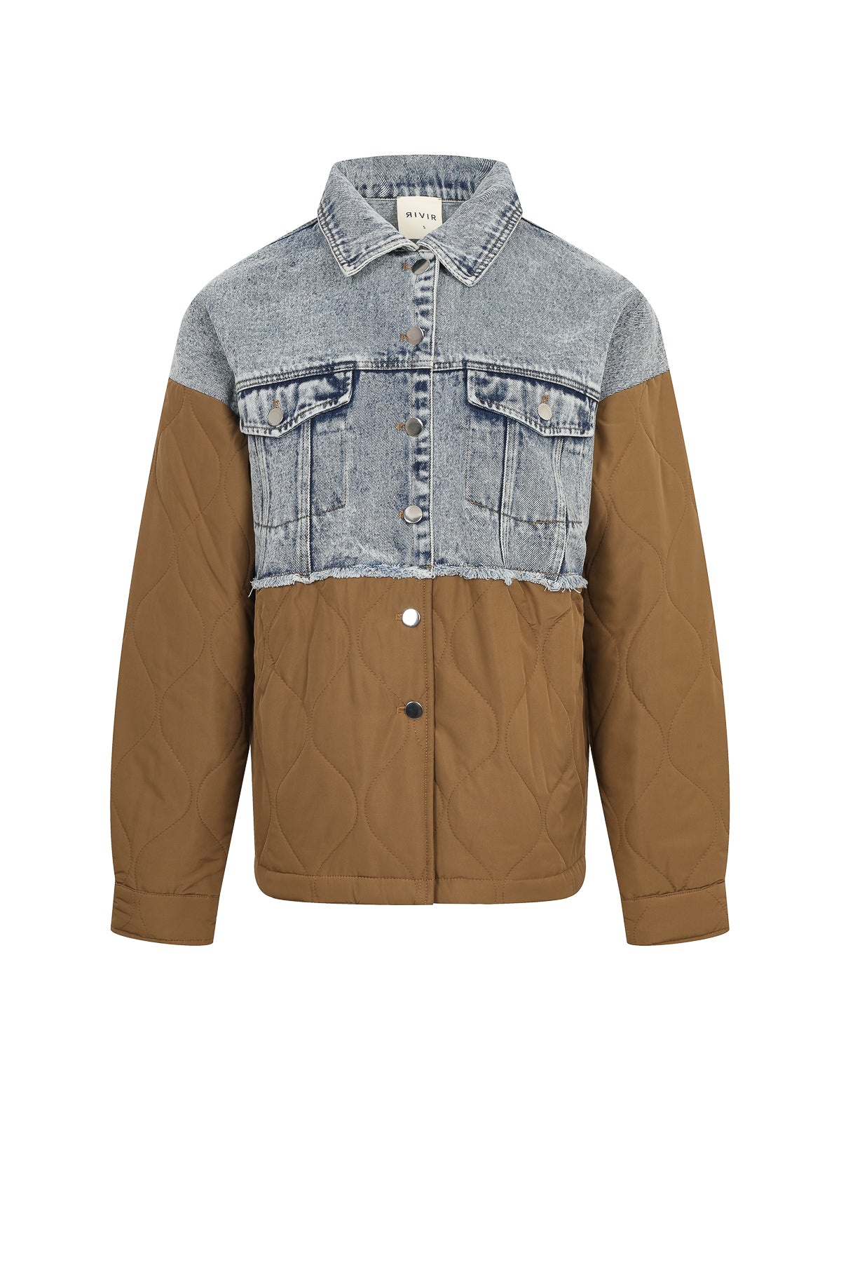 Denim Hybrid Structure Jacket