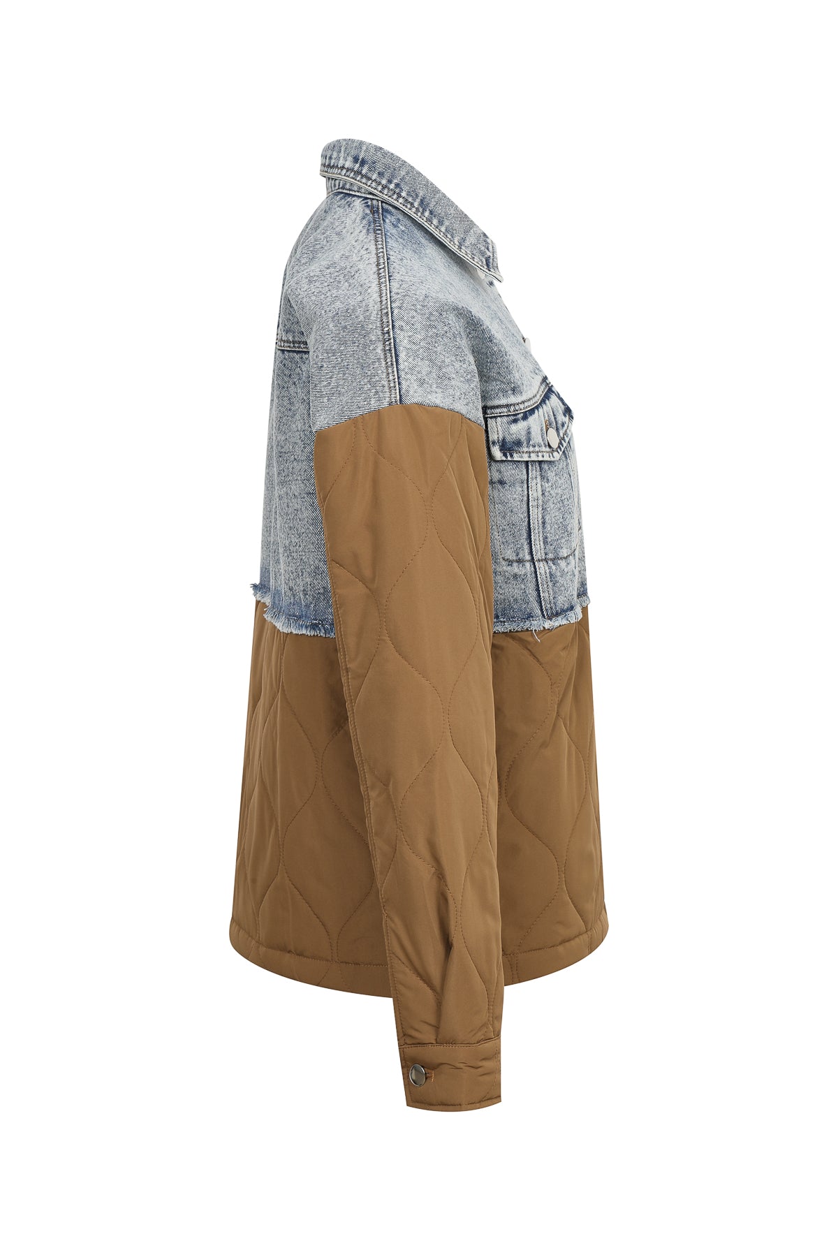 Denim Hybrid Structure Jacket