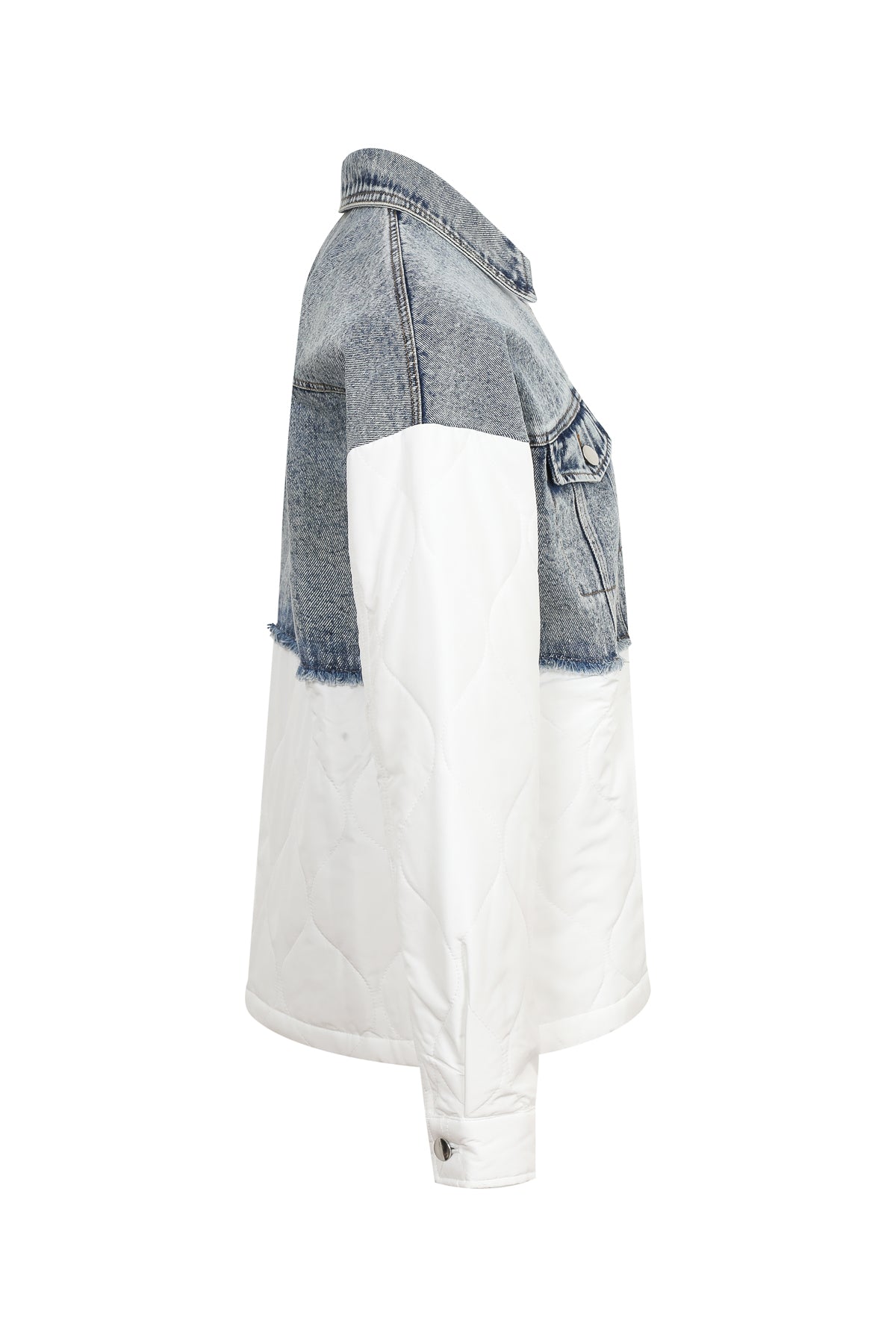 Denim Hybrid Structure Jacket