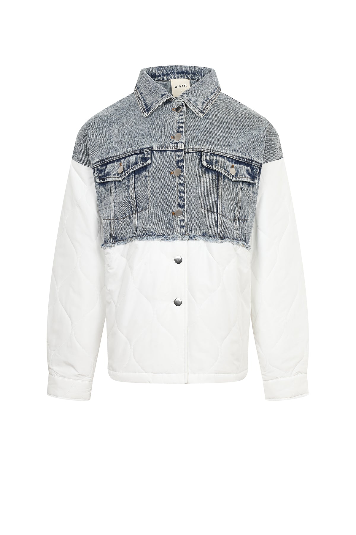 Denim Hybrid Structure Jacket