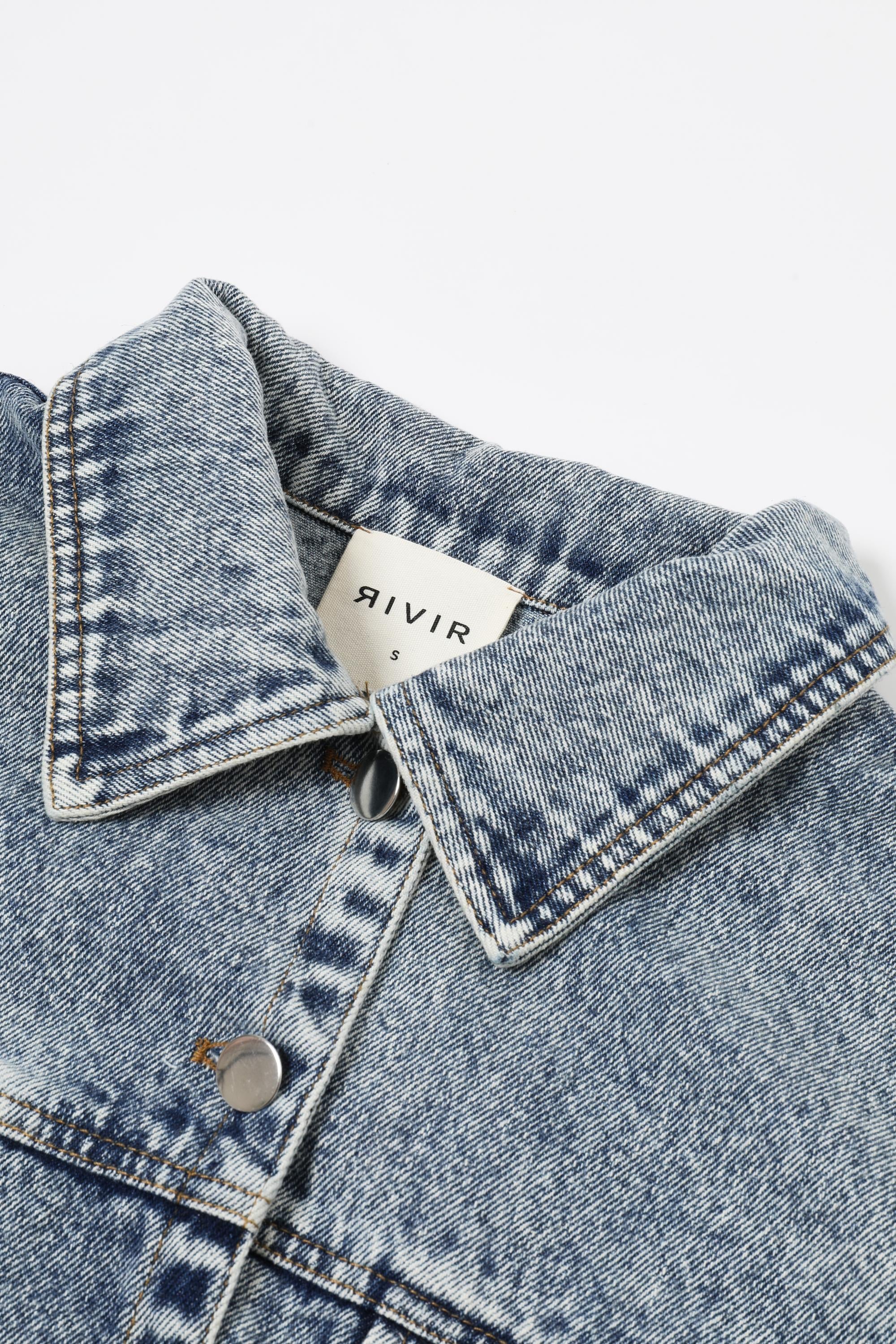 Denim Hybrid Structure Jacket