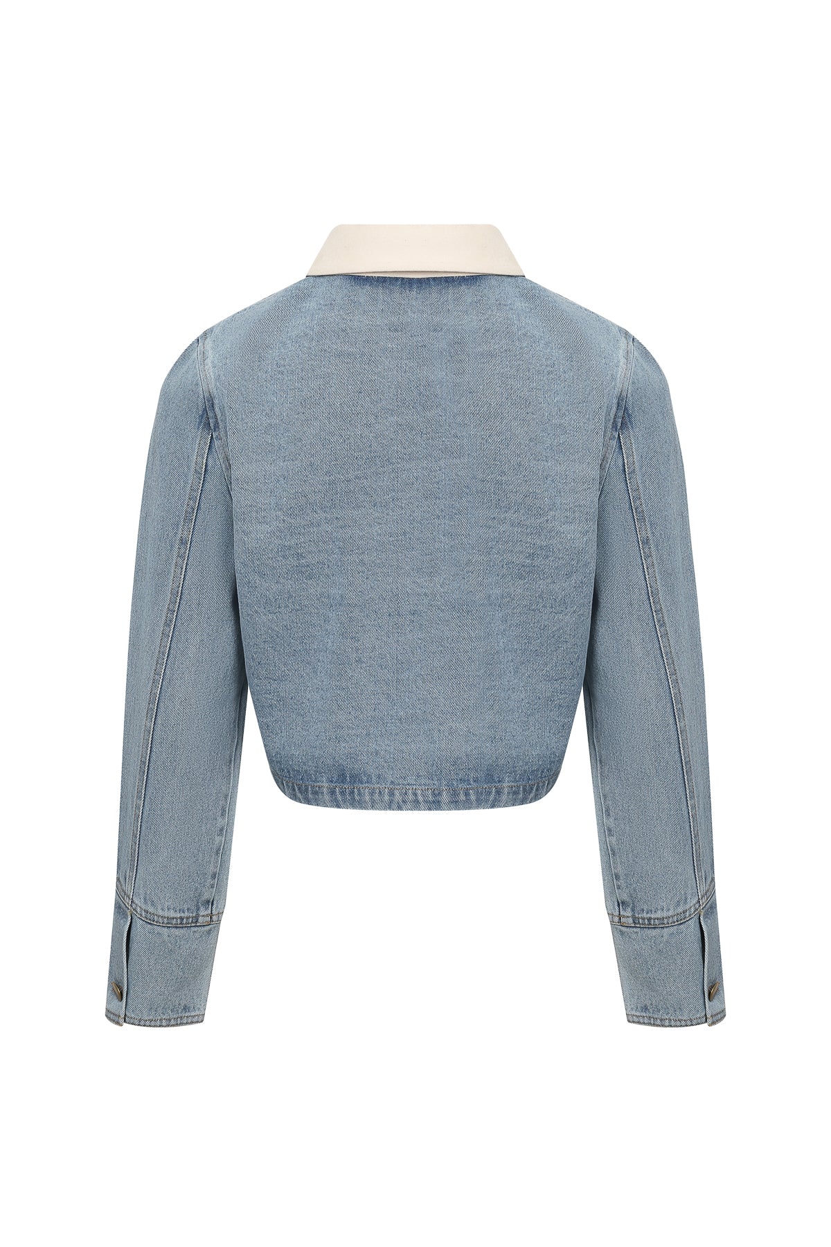 Studded Detail Denim Couture Jacket