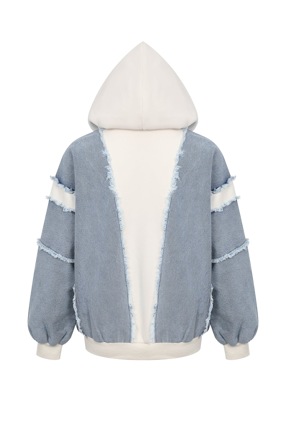 Denim Hybrid Form Hoodie