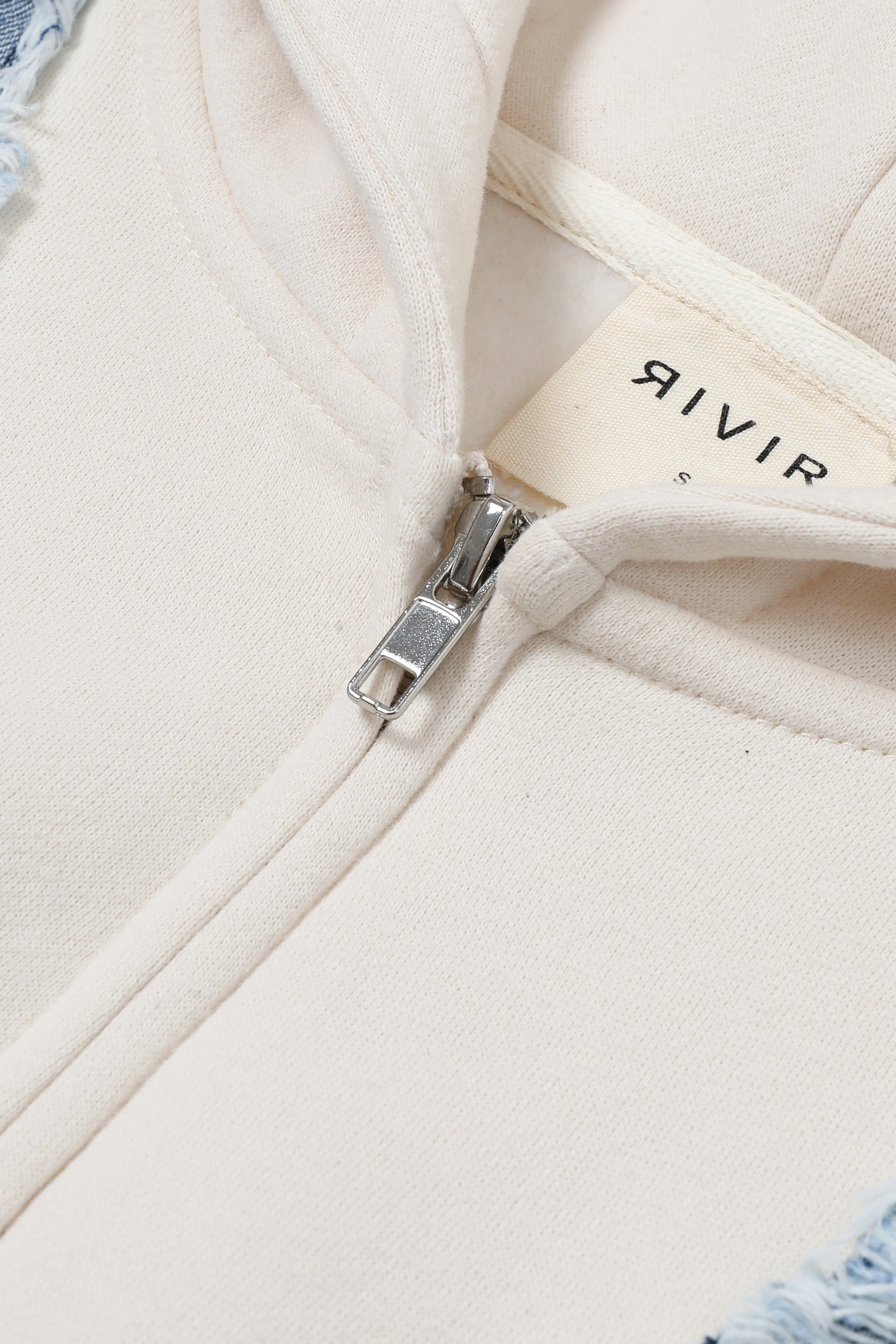 Denim Hybrid Form Hoodie