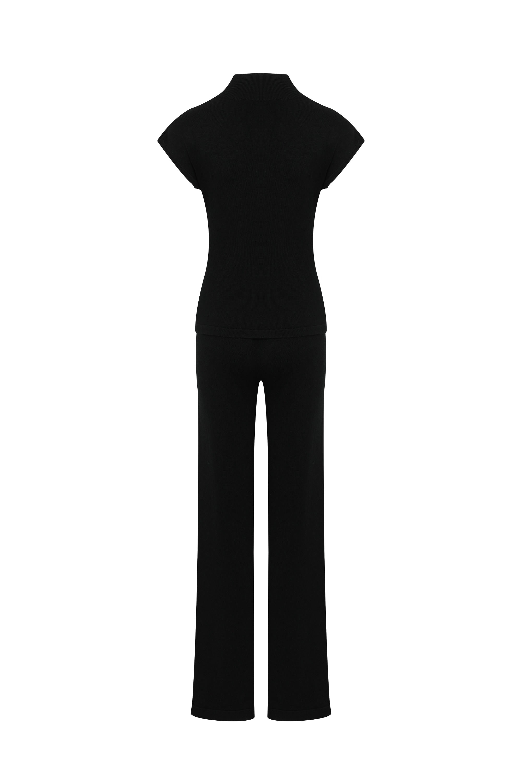 The Norah Knit Top With Pleats & Pants Set