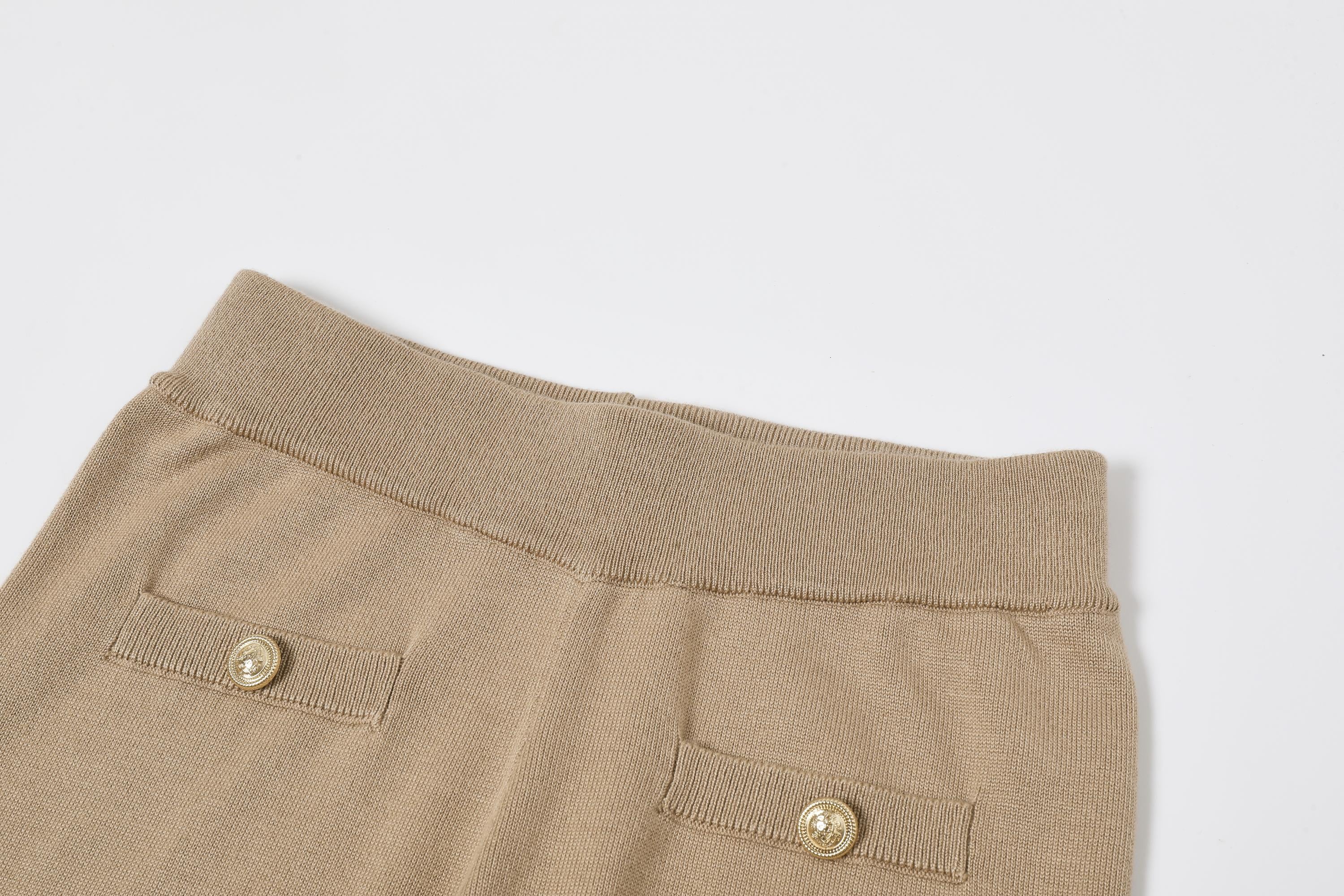 The Norah Knit Top With Pleats & Pants Set