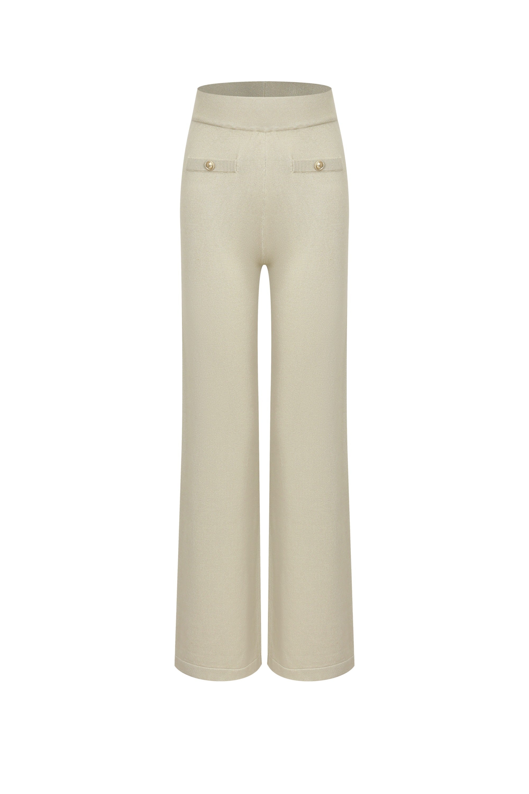 The Norah Knit Top With Pleats & Pants Set