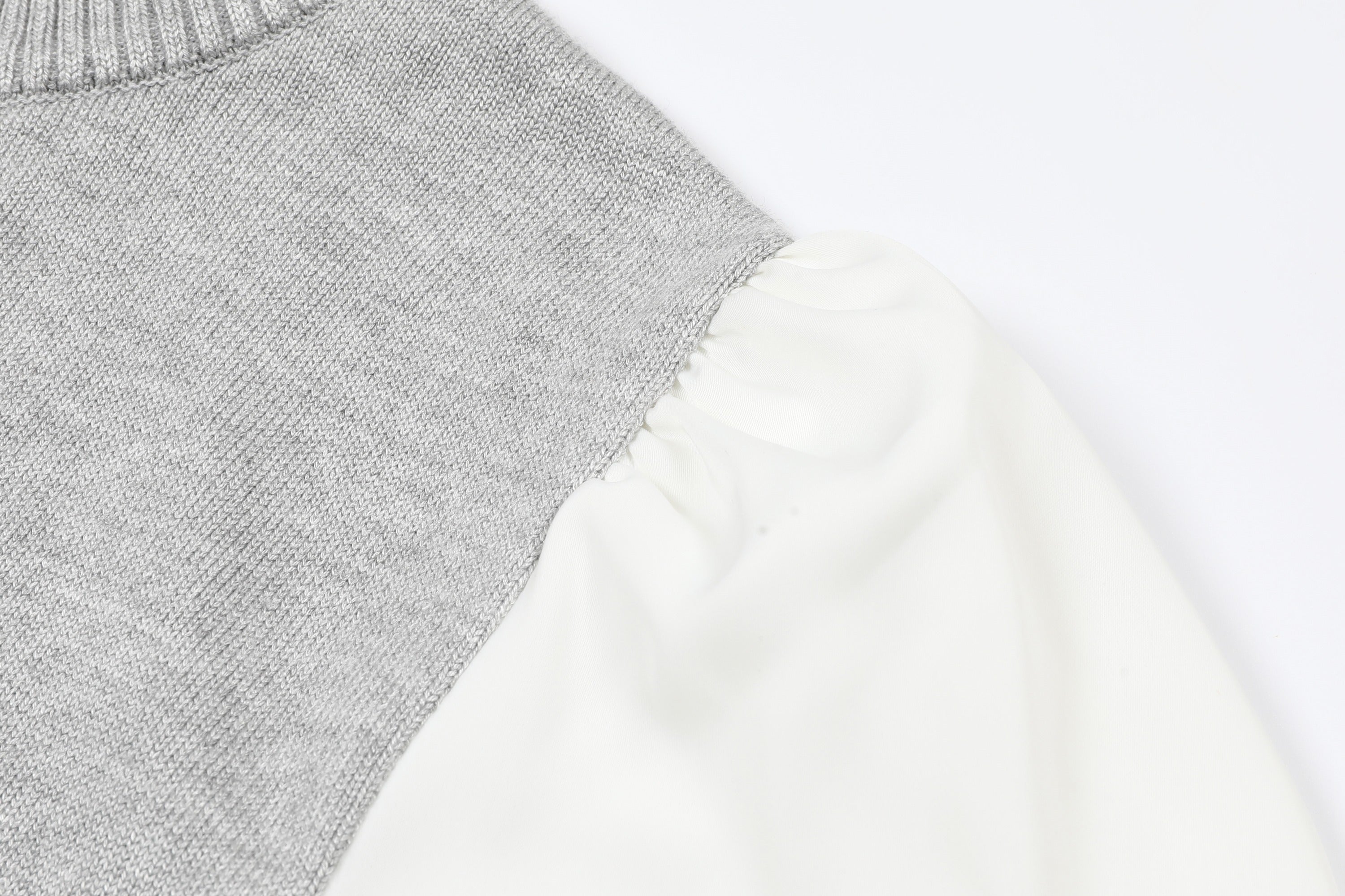 Two In One Knit Top With Trim