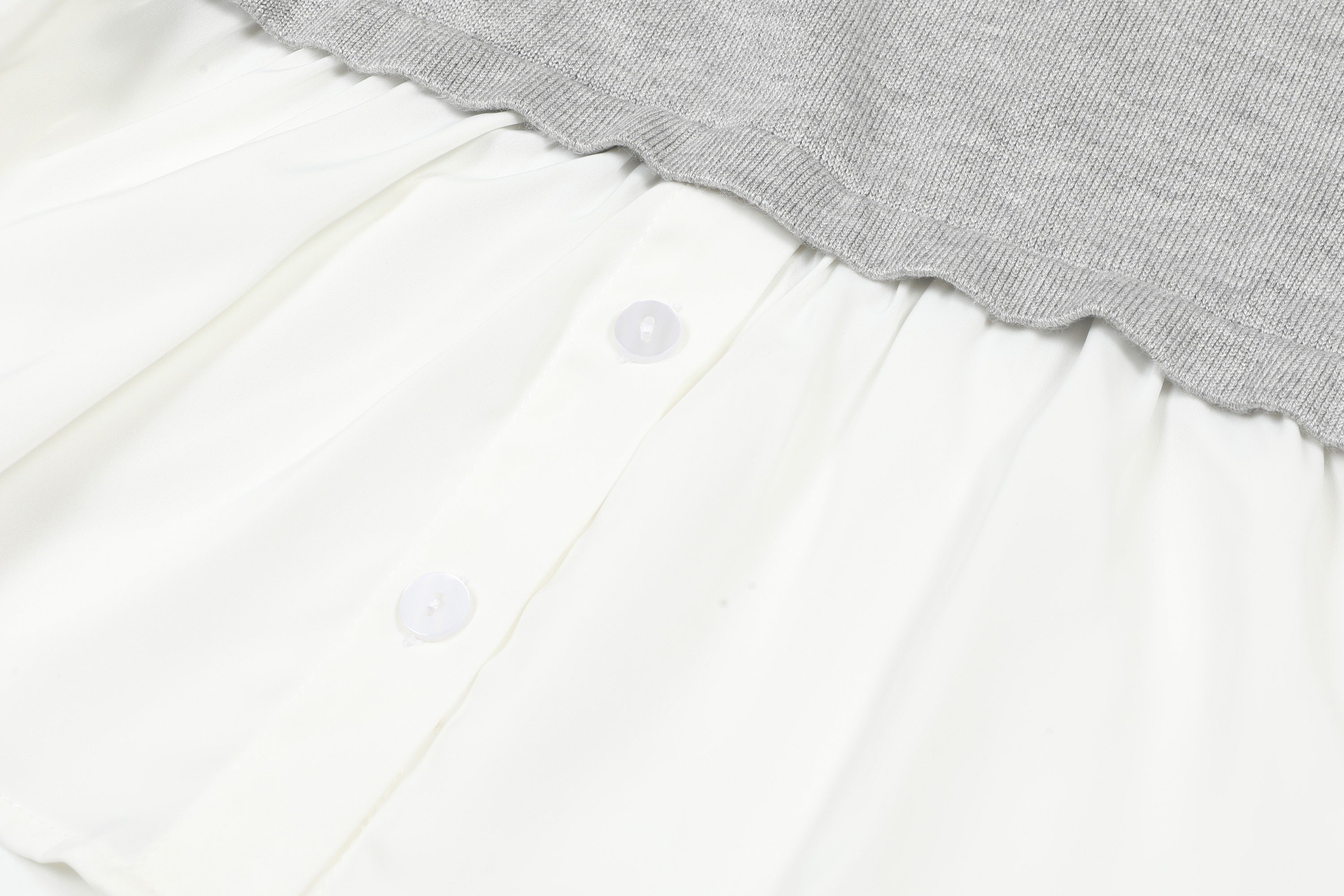 Two In One Knit Top With Trim