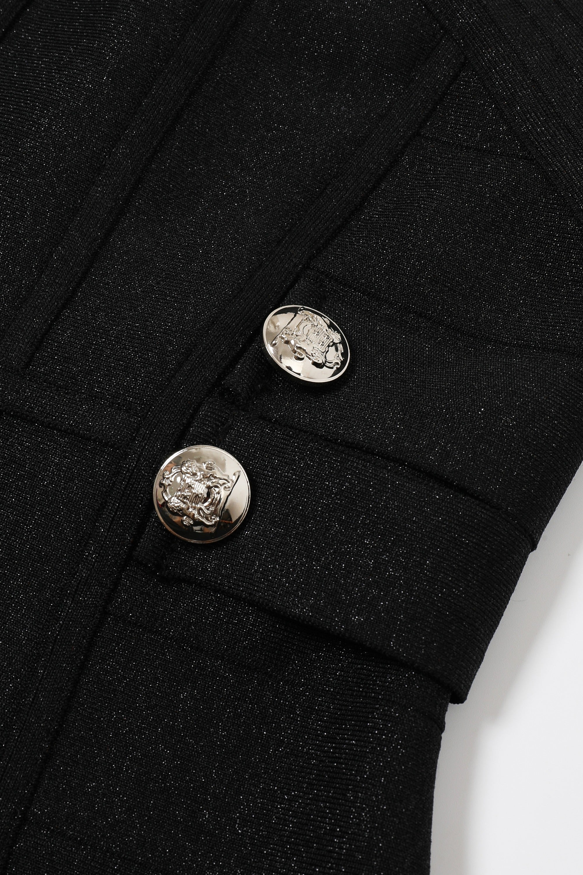 Runway Luxe Metallic Bandage Dress