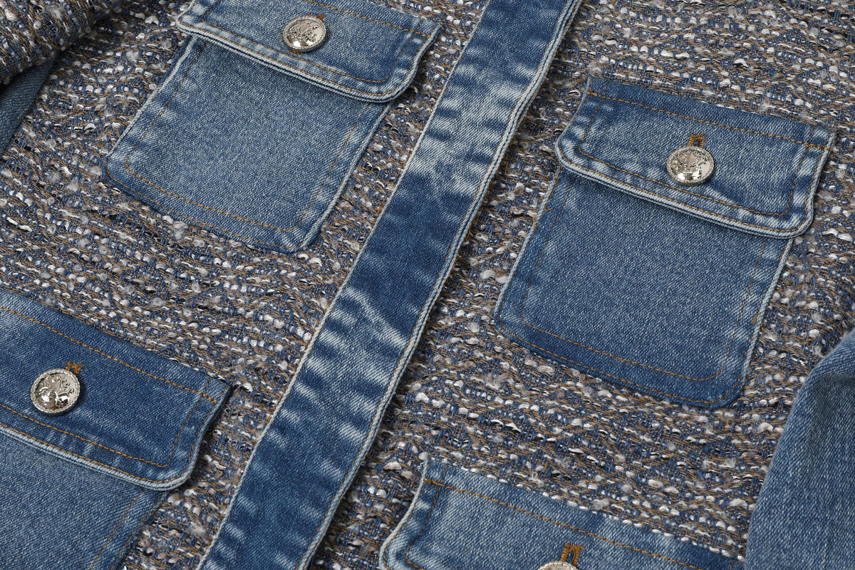 Tweed & Indigo Elegance Jacket