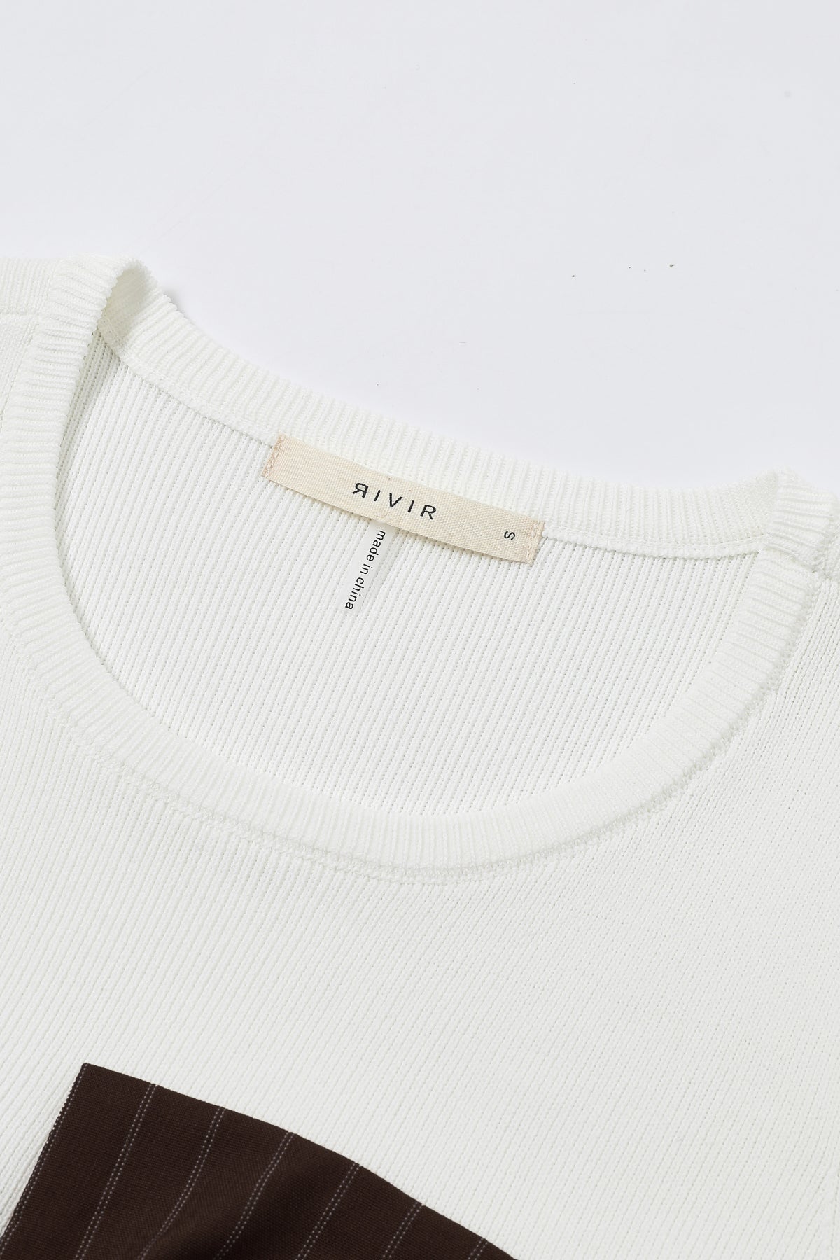 Daybreak Stripe Sleeveless Woven Bow Twofer Top