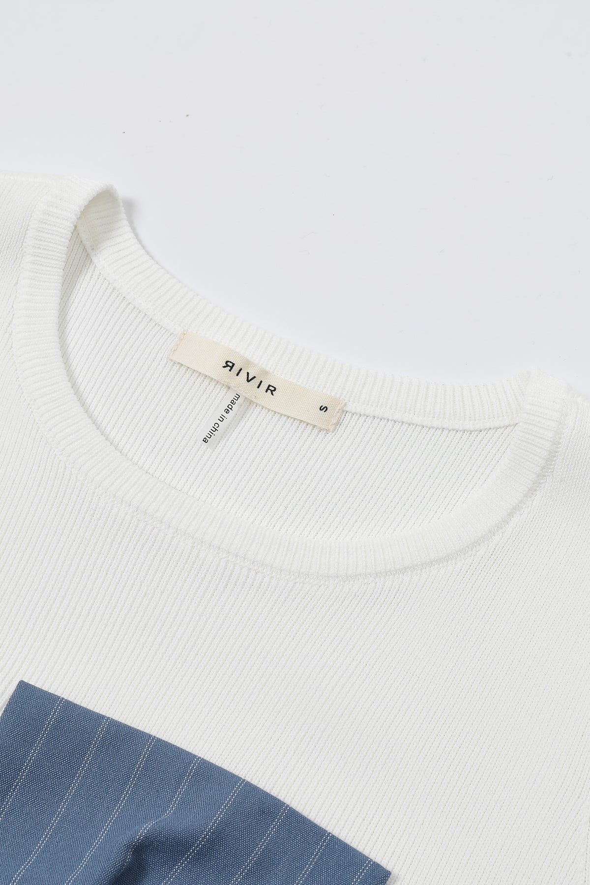 Daybreak Stripe Sleeveless Woven Bow Twofer Top