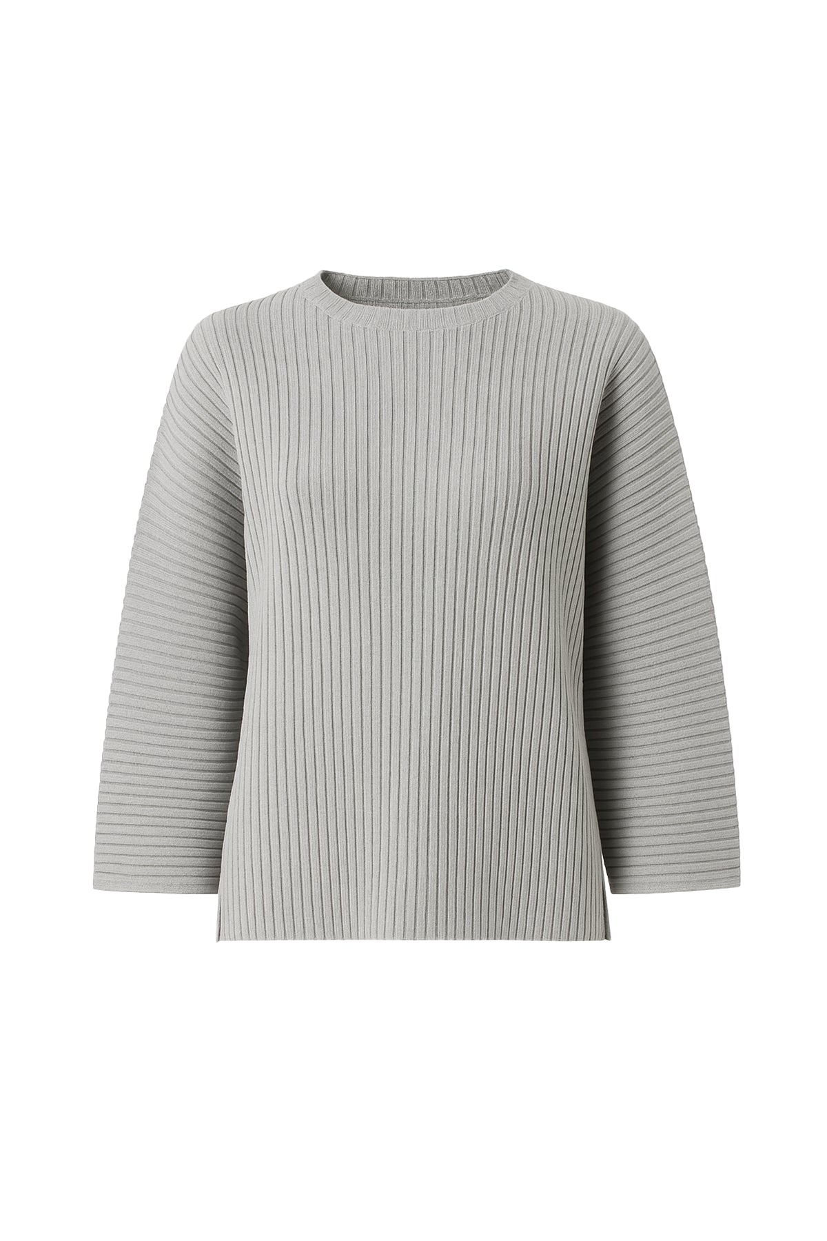 All Day Long Rib Knit Kimono Sleeve Top