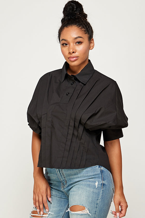 Short Sleeve Solid Top