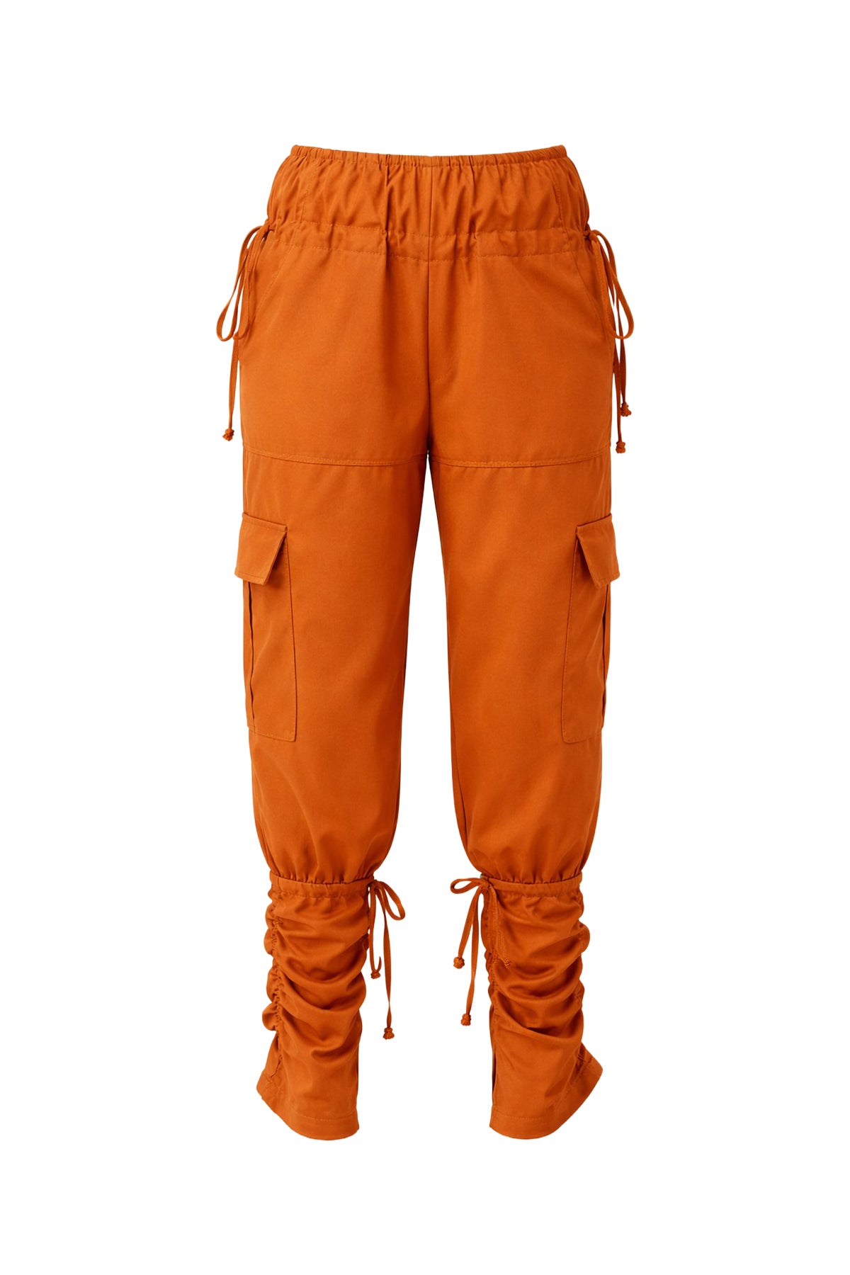 Woven High Waist Zip Pants