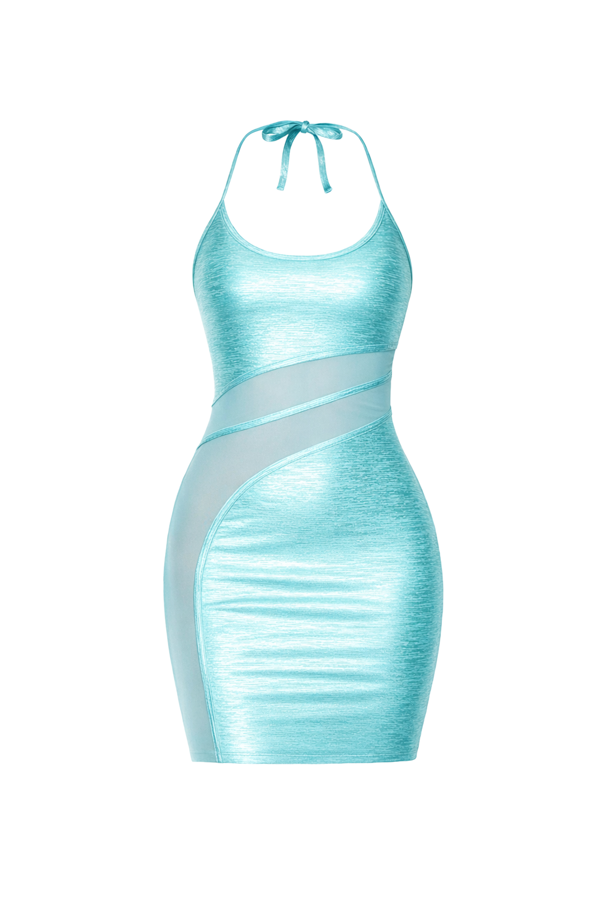 Halter Tie Mini Dress